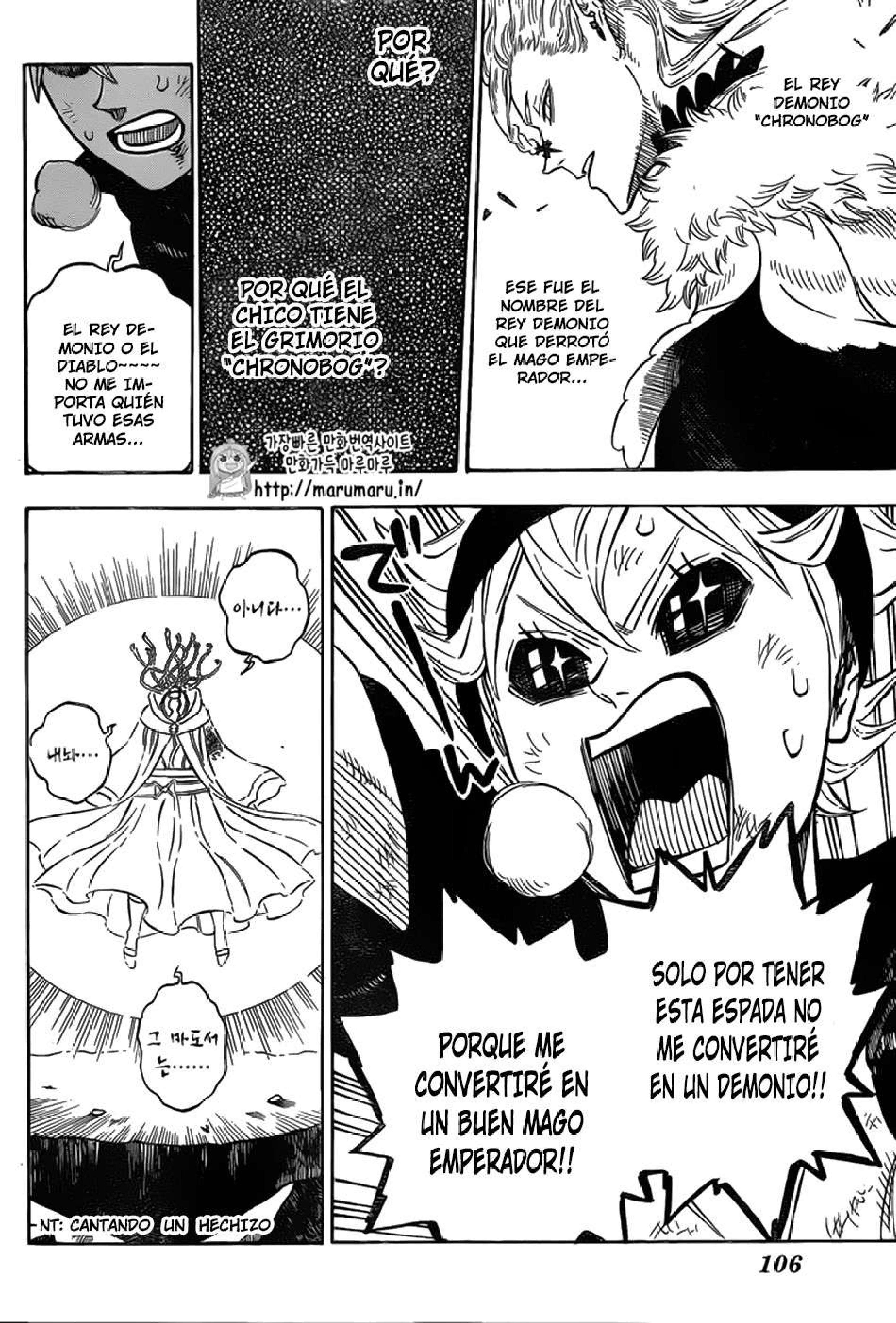 Read black Clover es Manga Online