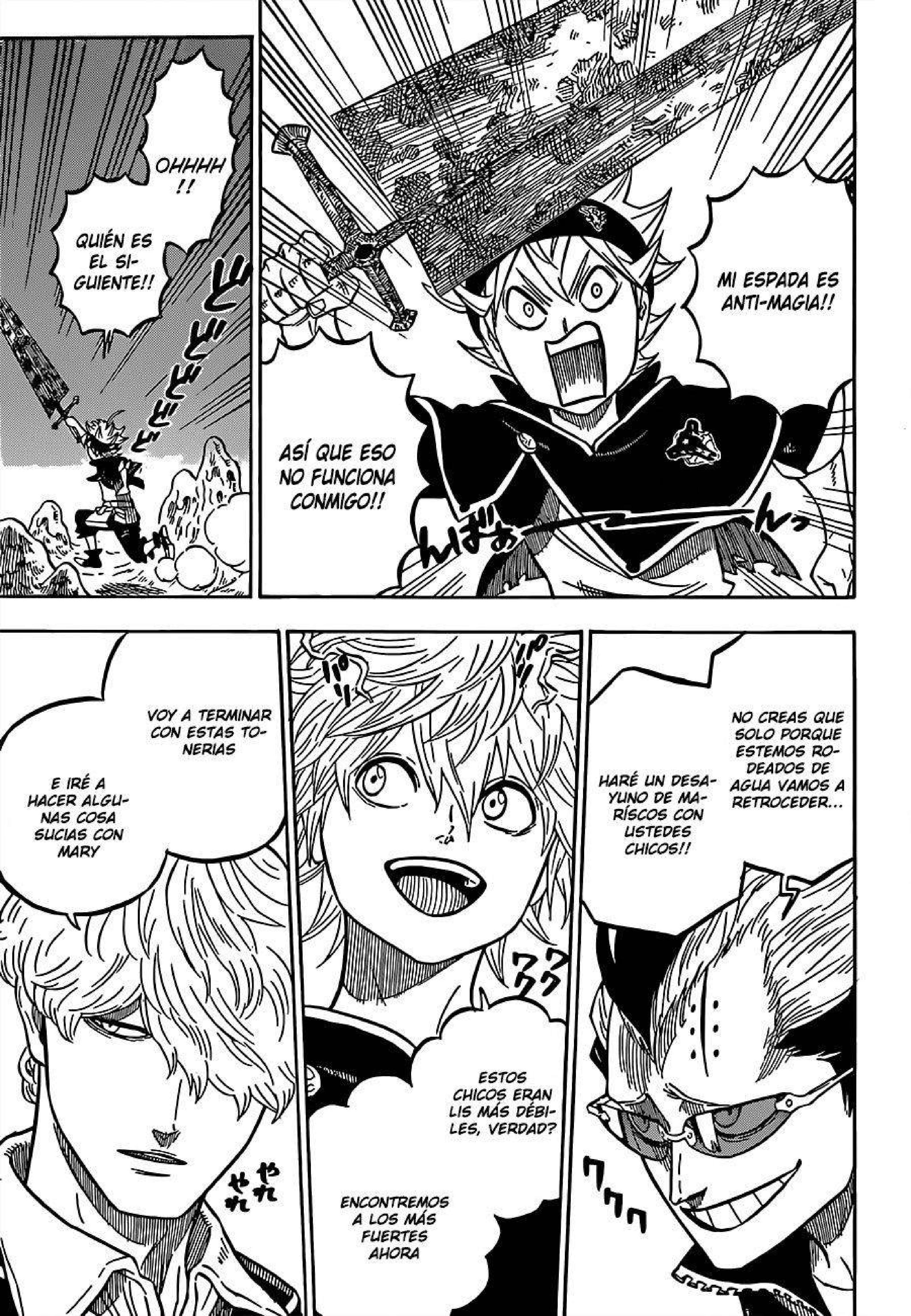 Read black Clover es Manga Online