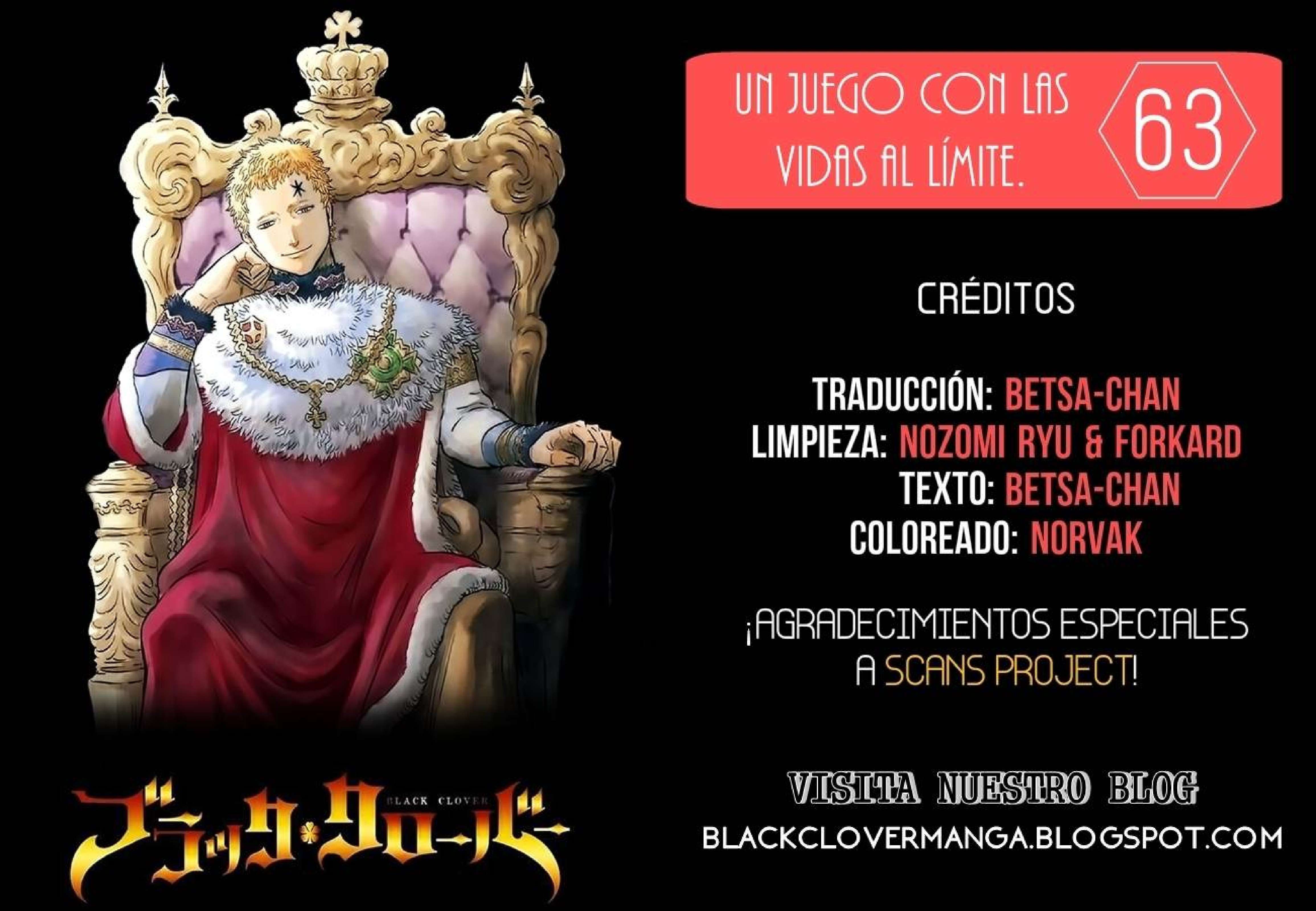 Read black Clover es Manga Online