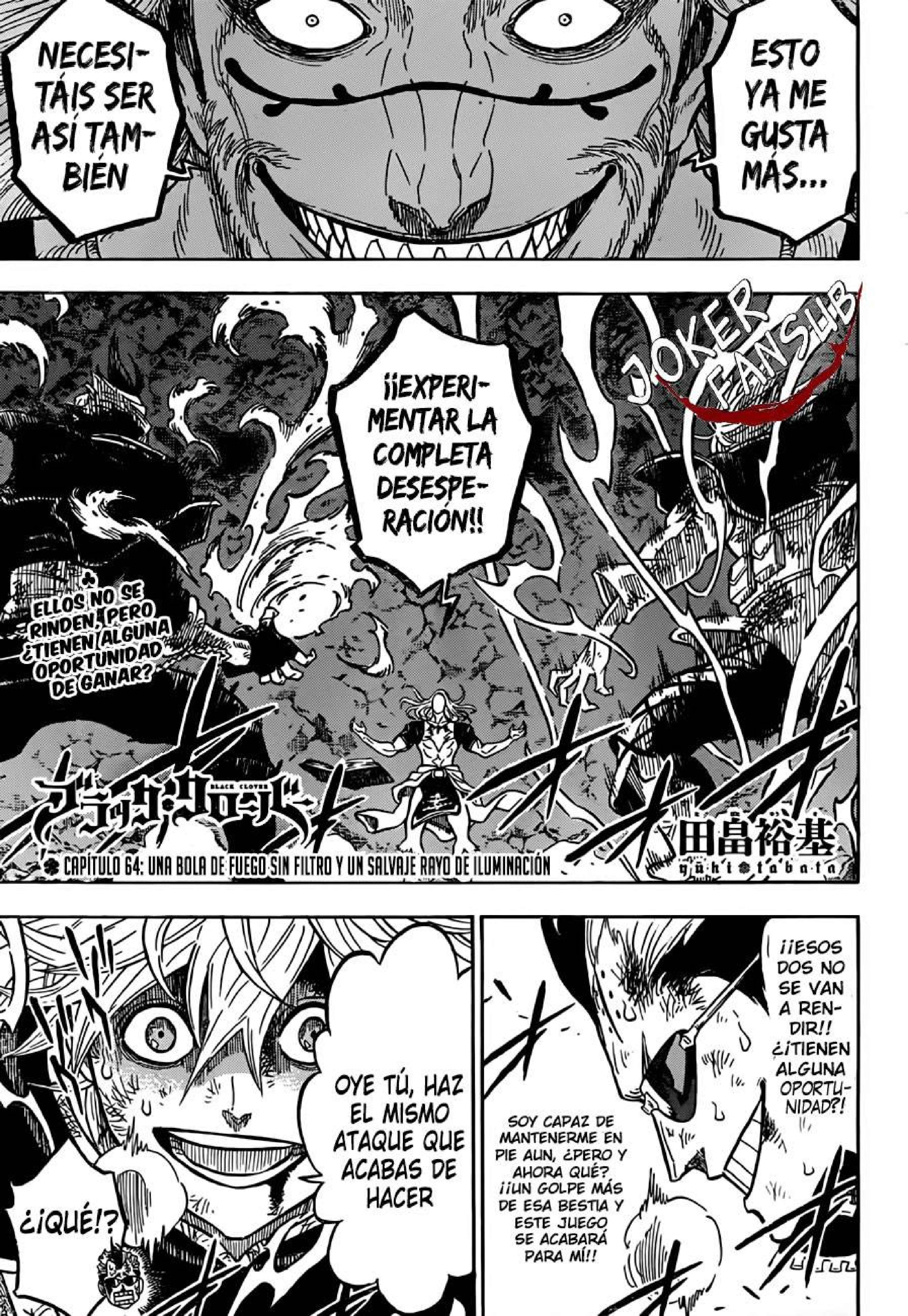 Read black Clover es Manga Online