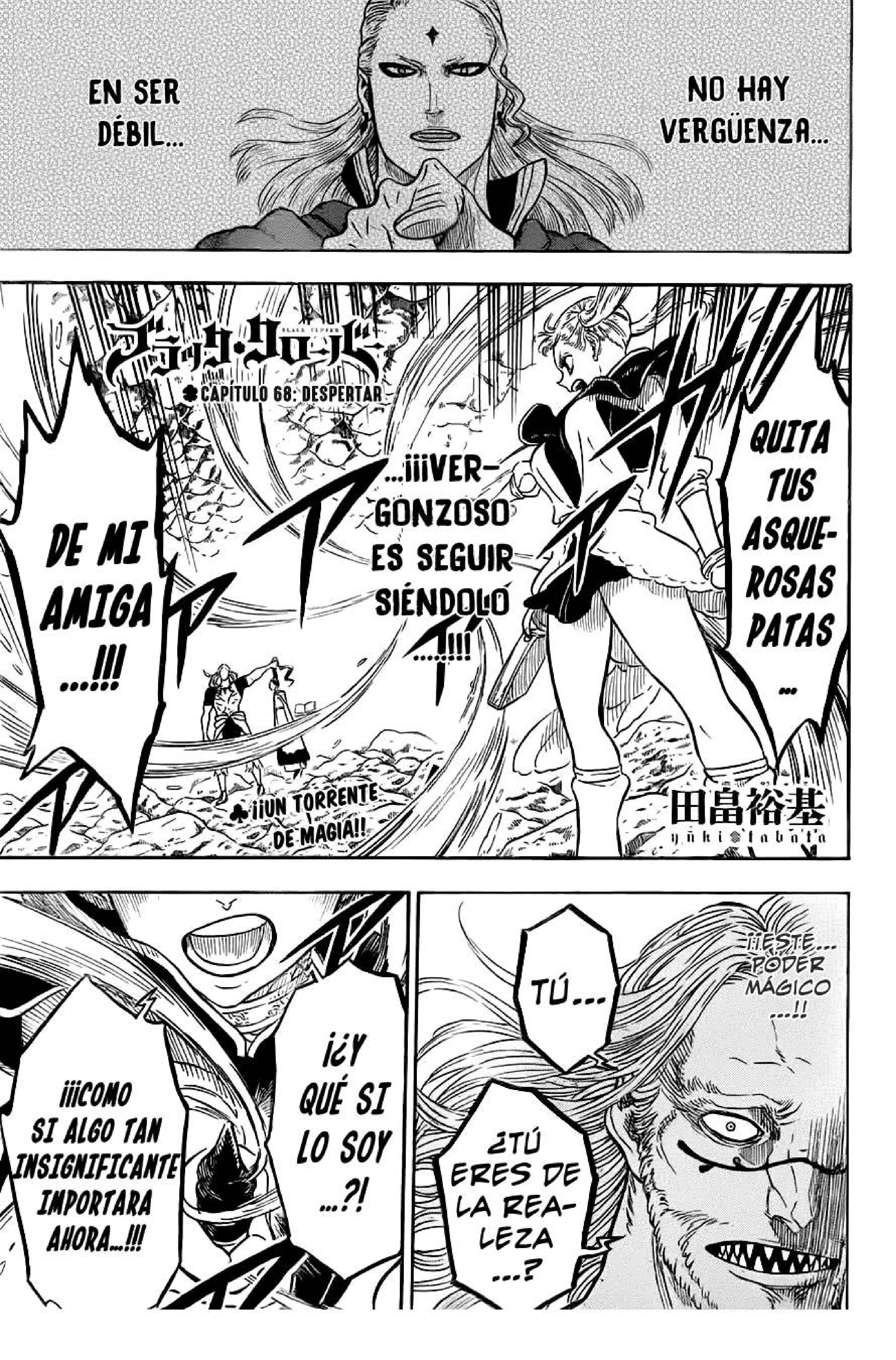 Read black Clover es Manga Online
