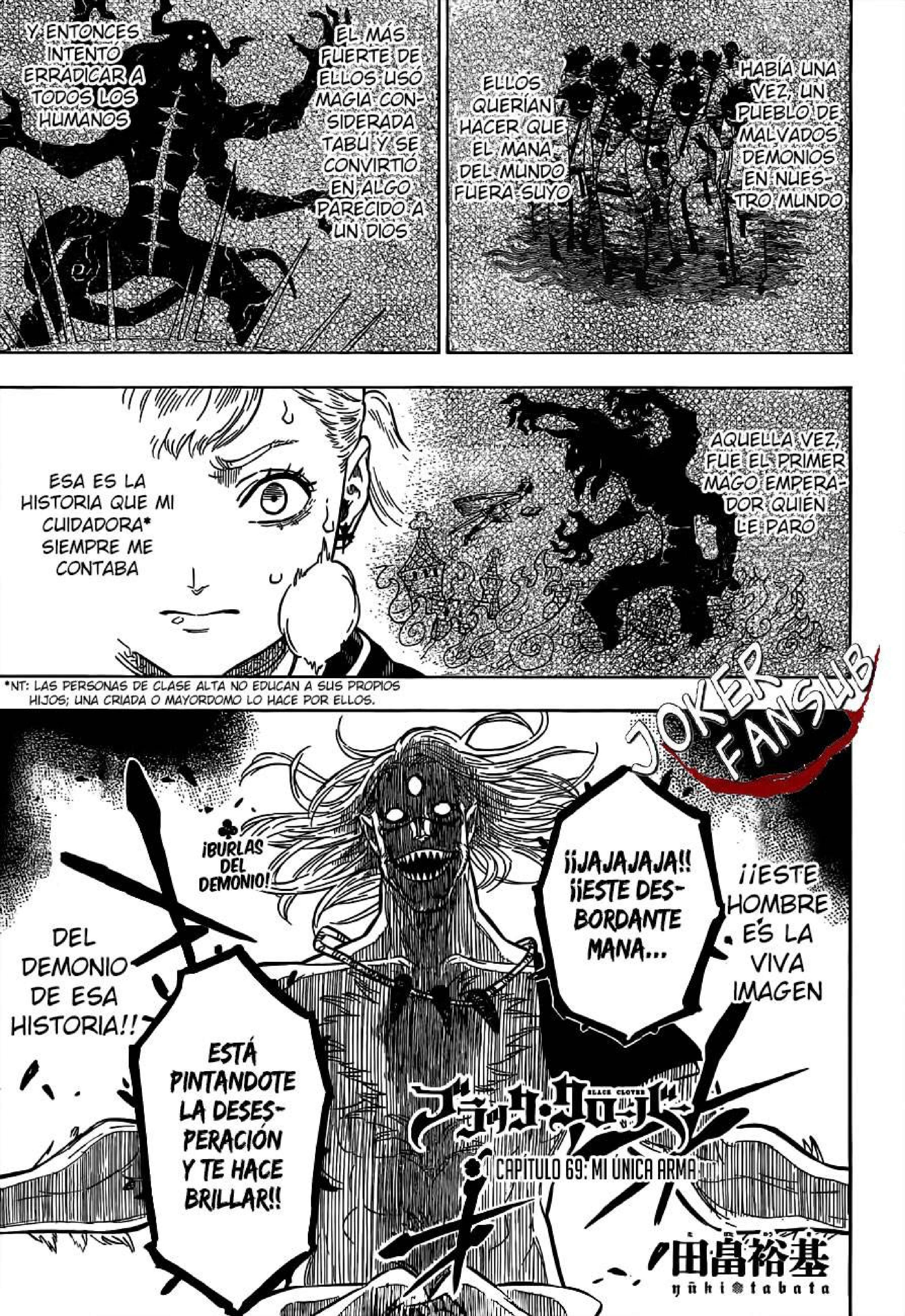 Read black Clover es Manga Online