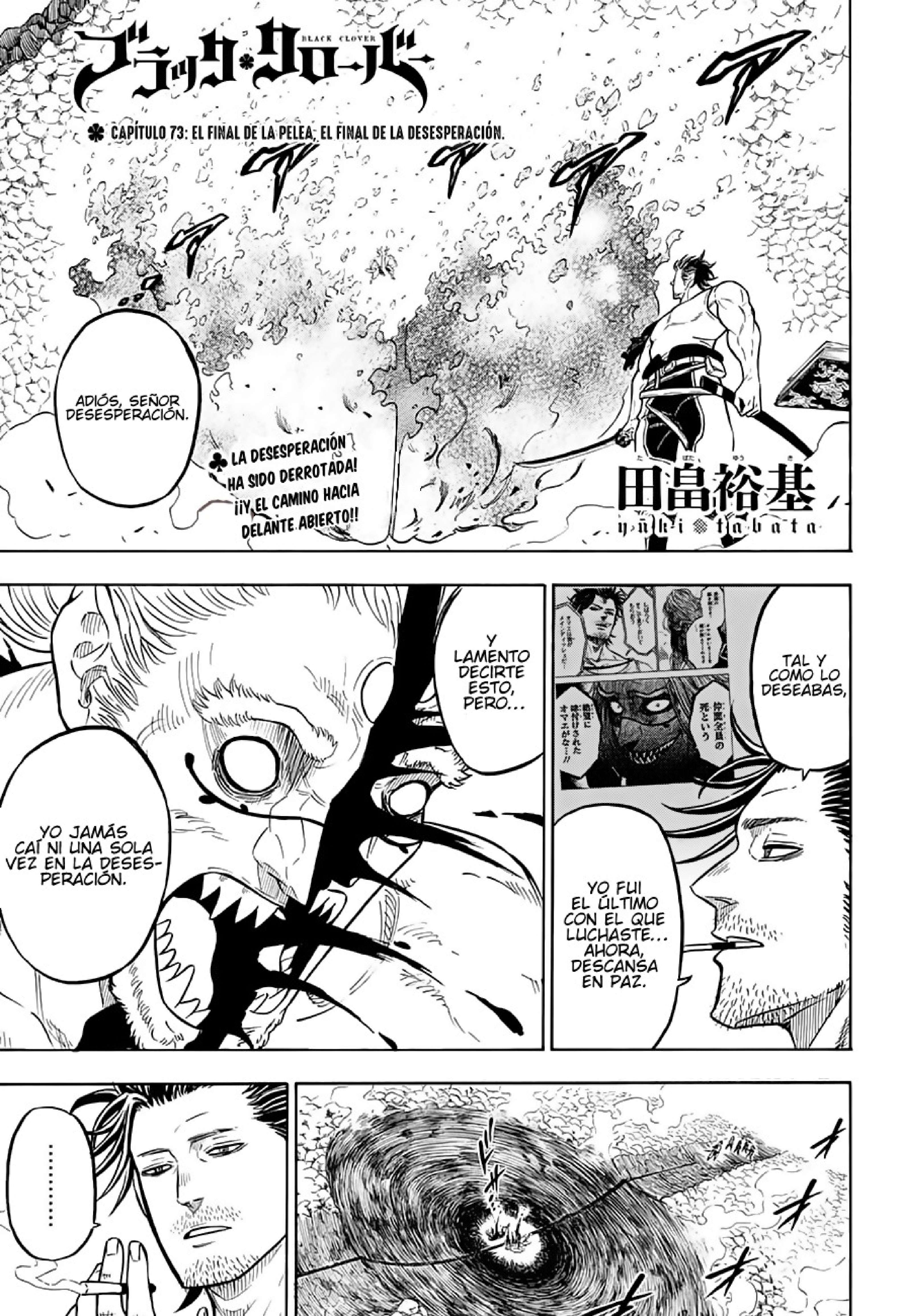 Read black Clover es Manga Online