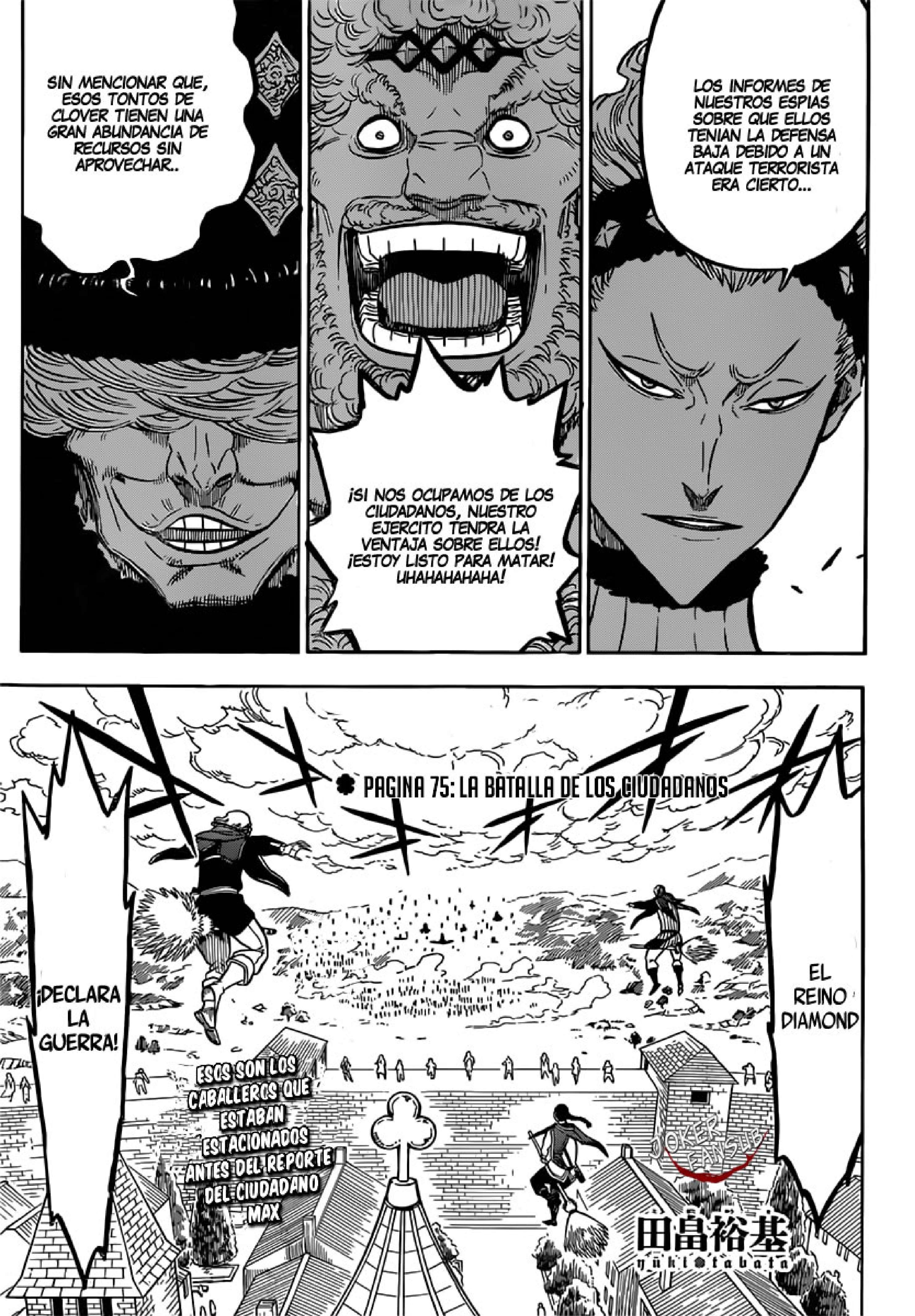 Read black Clover es Manga Online