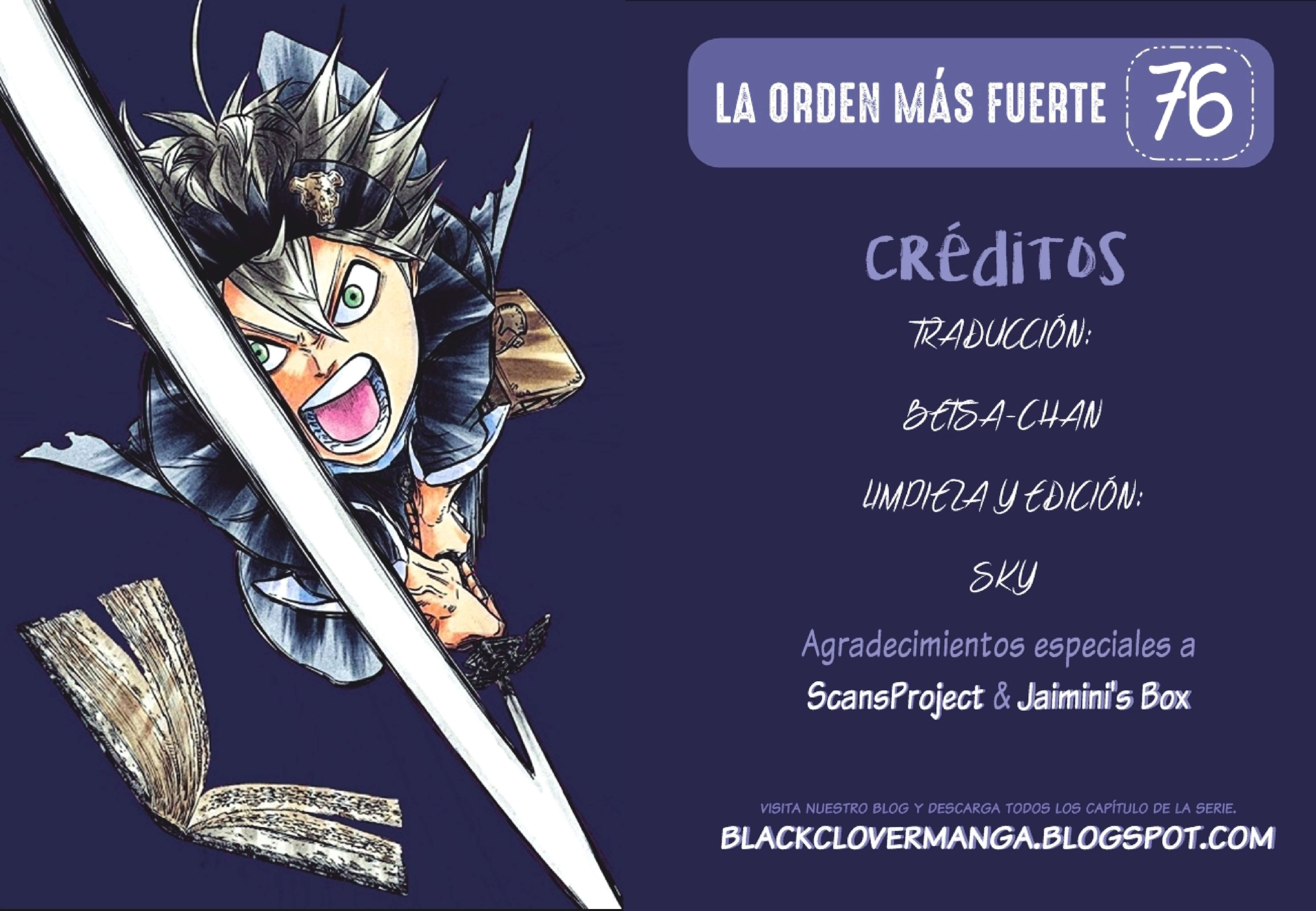 Read black Clover es Manga Online