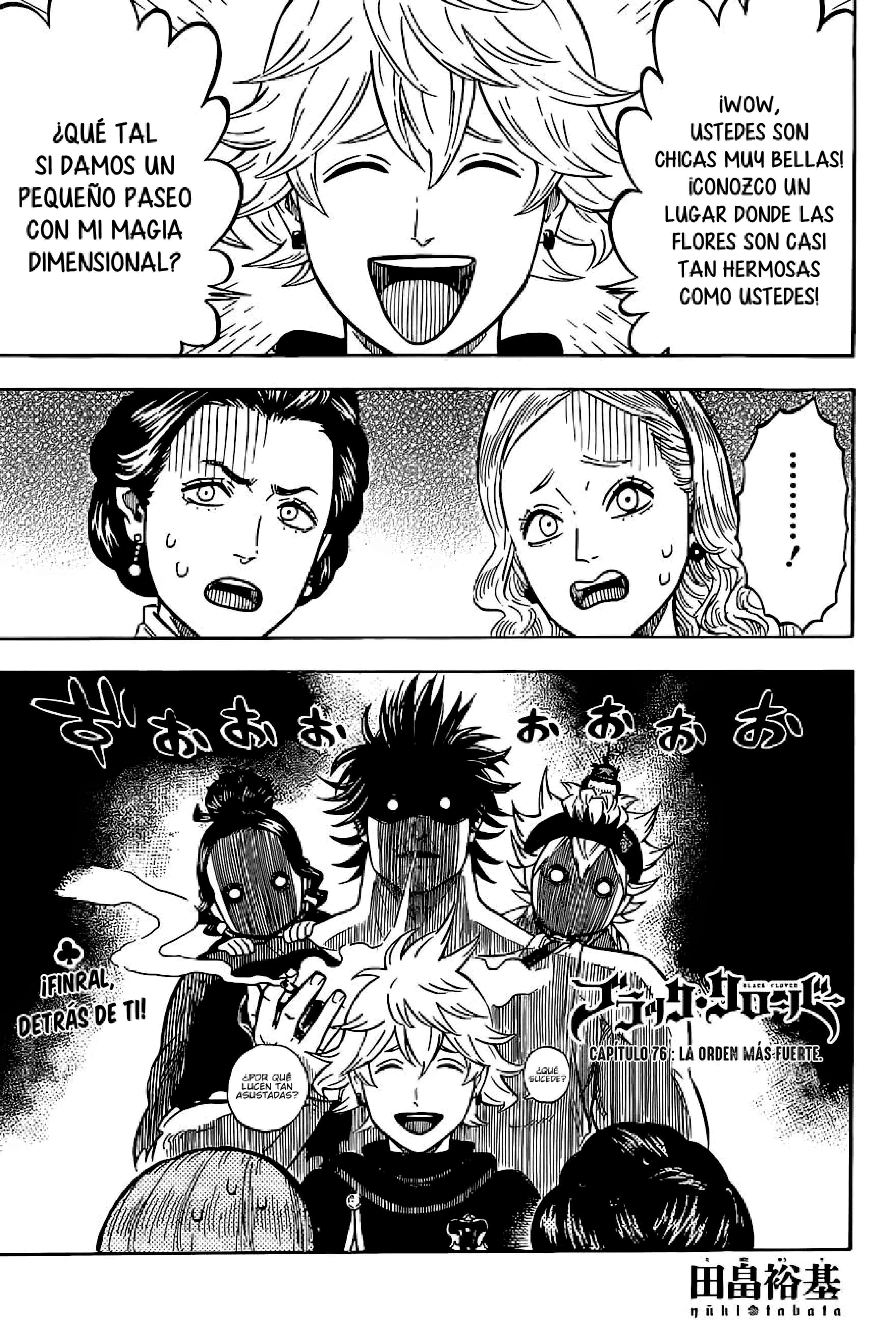 Read black Clover es Manga Online