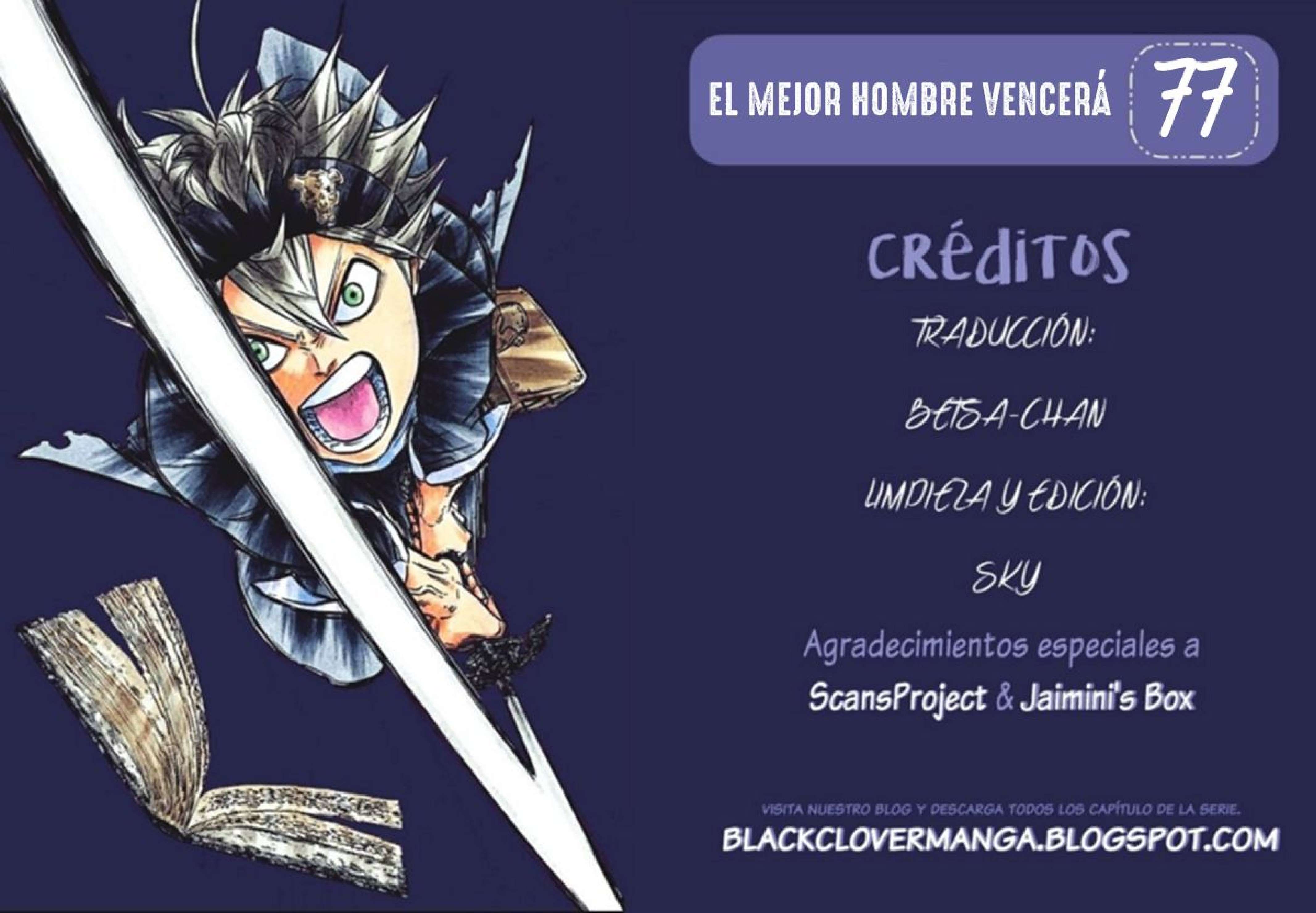 Read black Clover es Manga Online