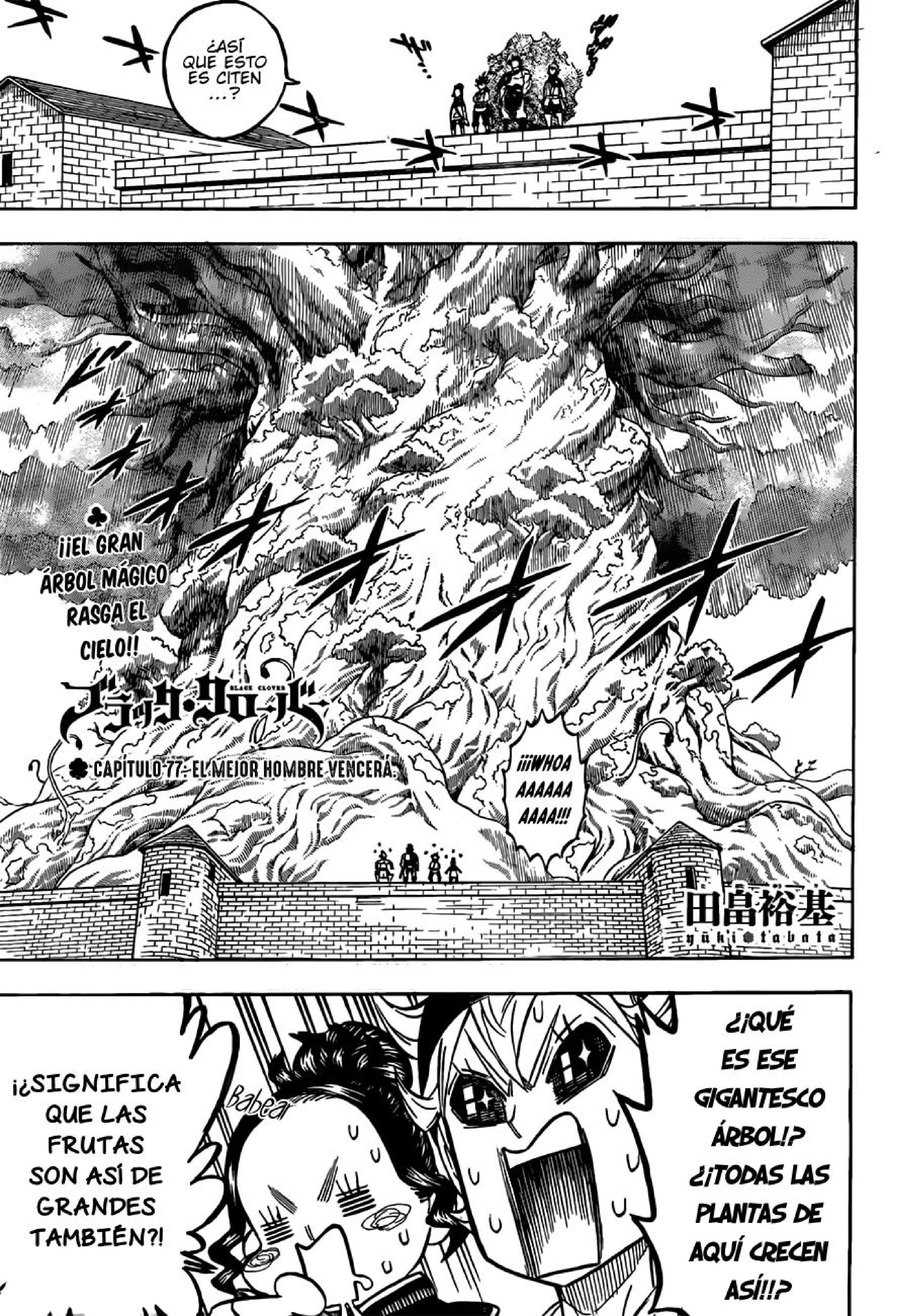 Read black Clover es Manga Online