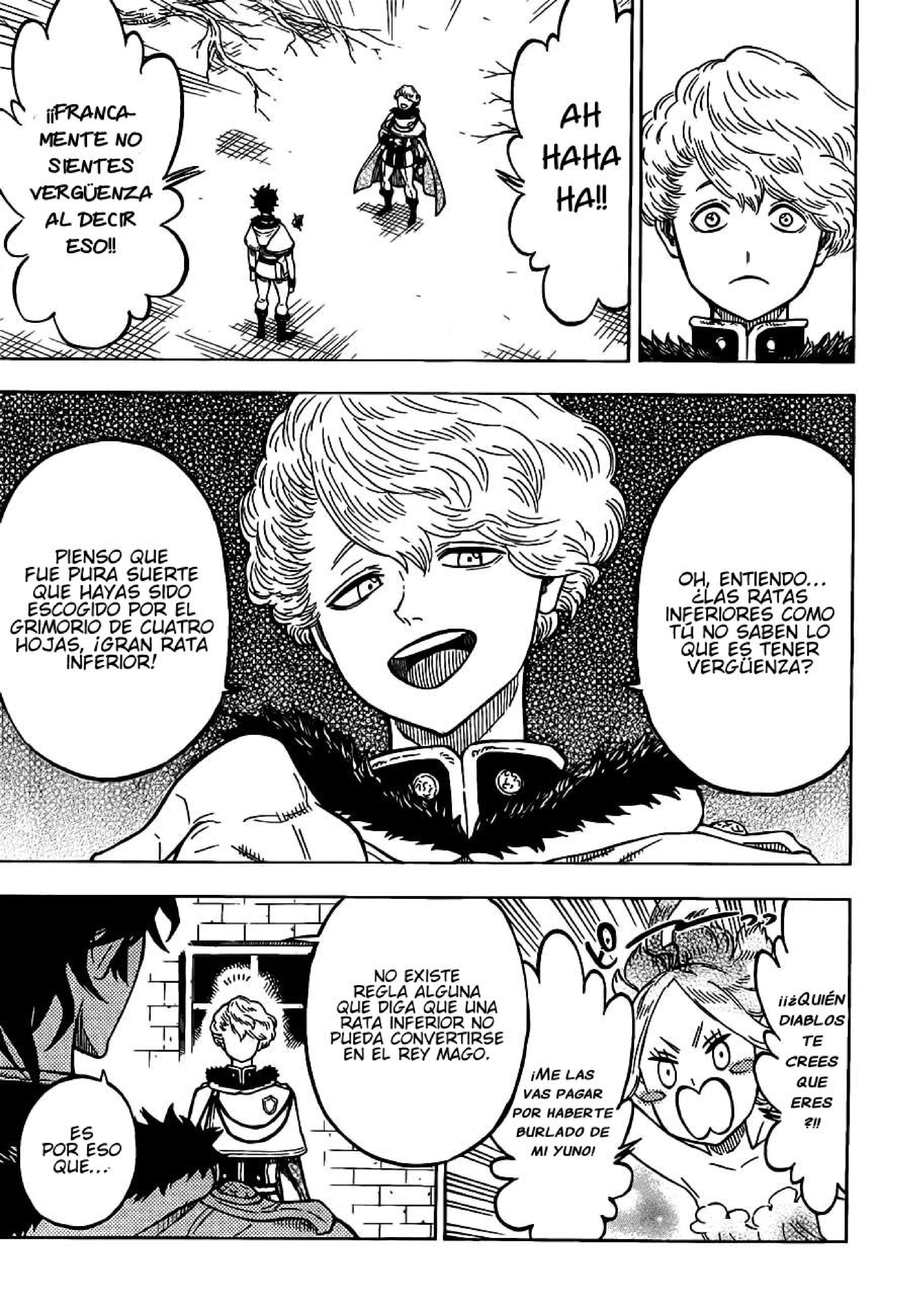 Read black Clover es Manga Online