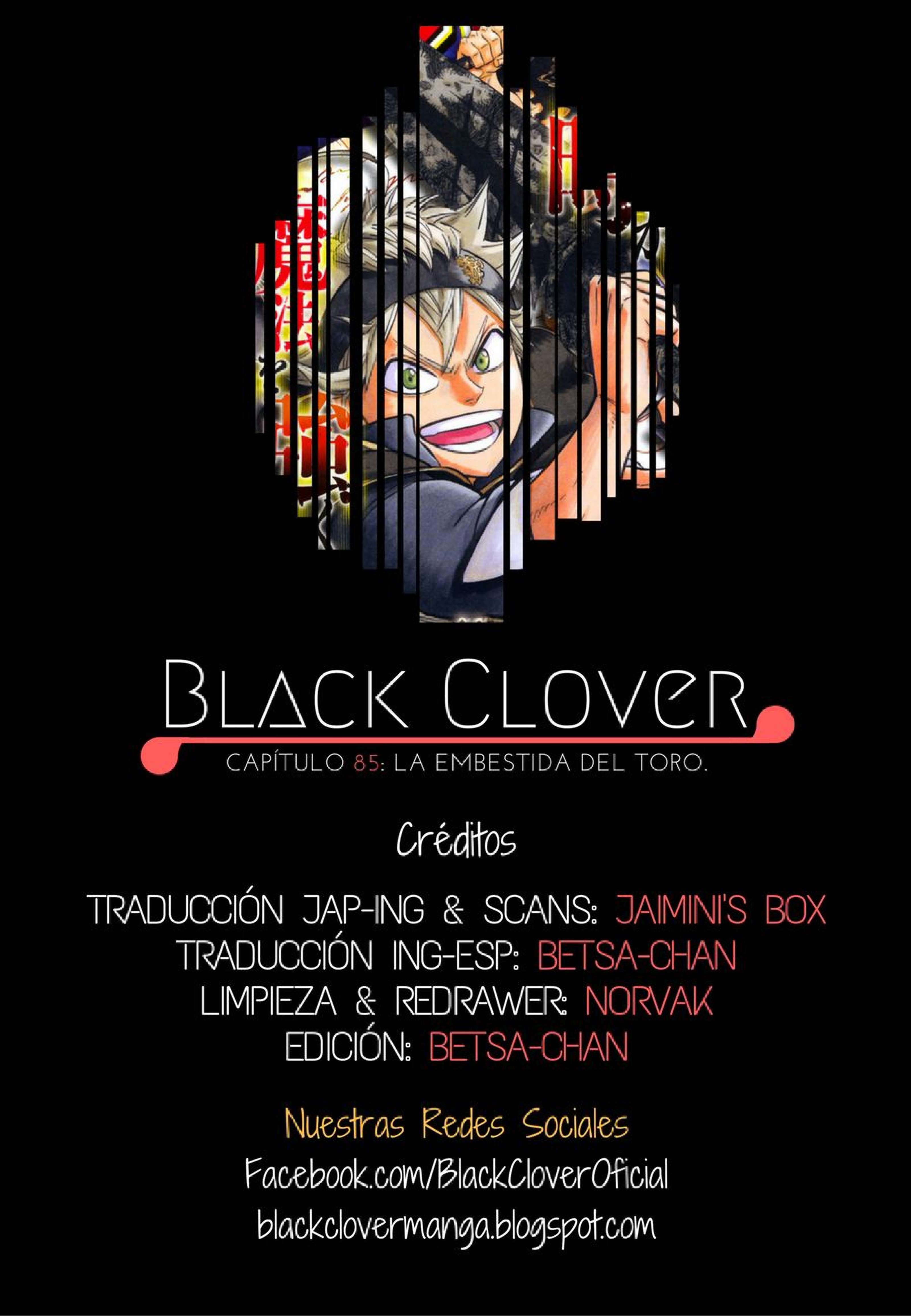 Read black Clover es Manga Online