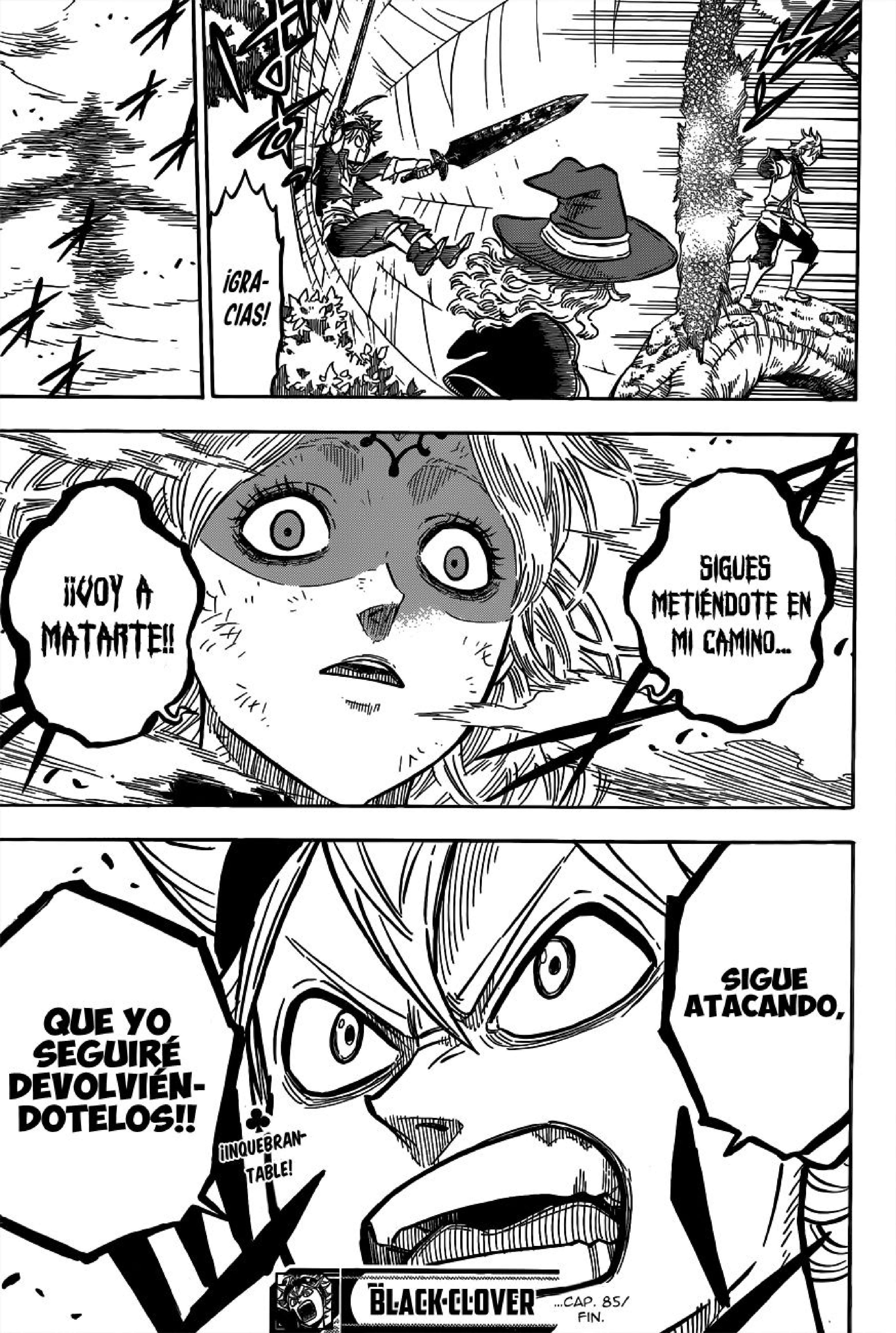 Read black Clover es Manga Online