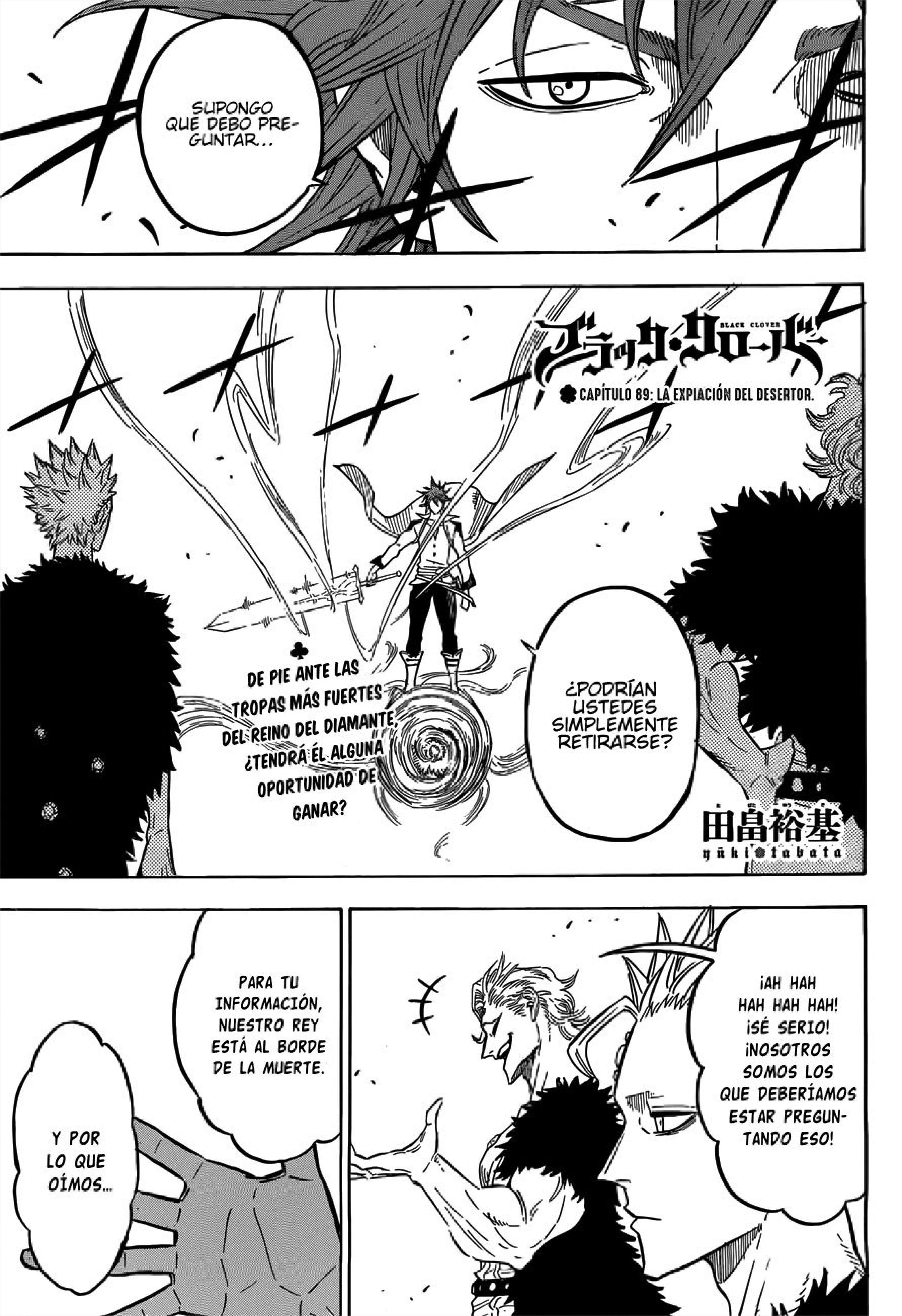 Read black Clover es Manga Online