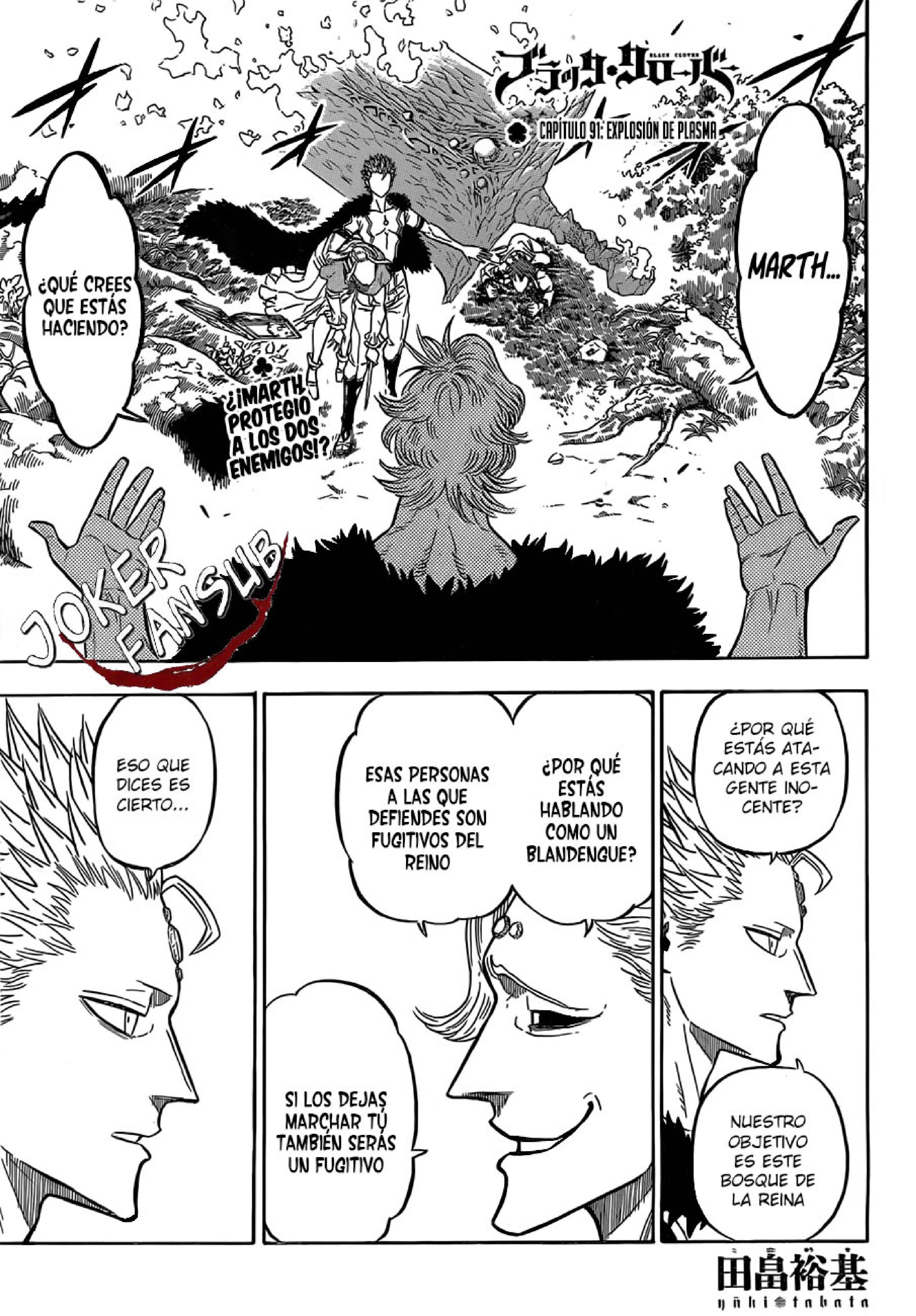Read black Clover es Manga Online
