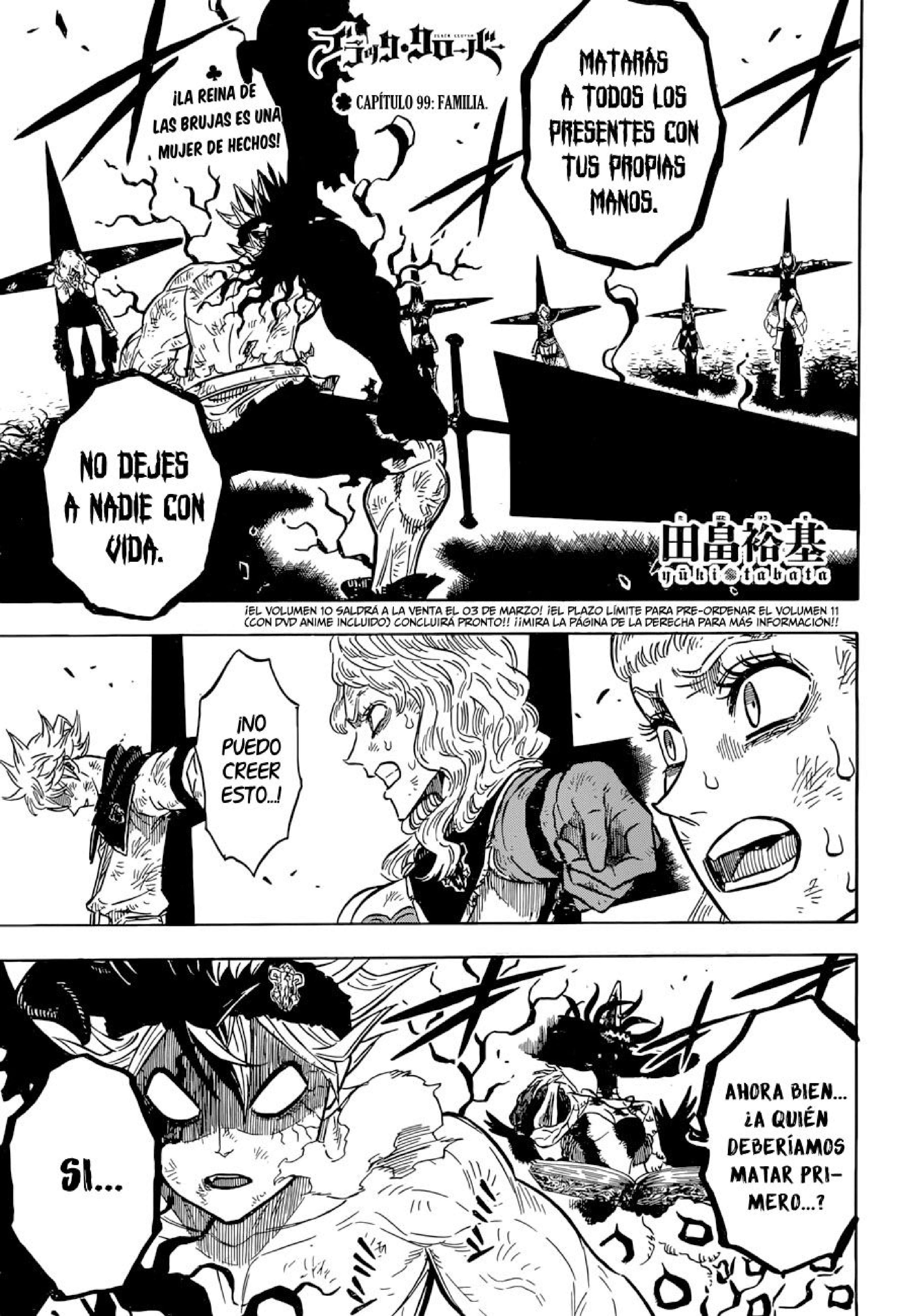 Read black Clover es Manga Online