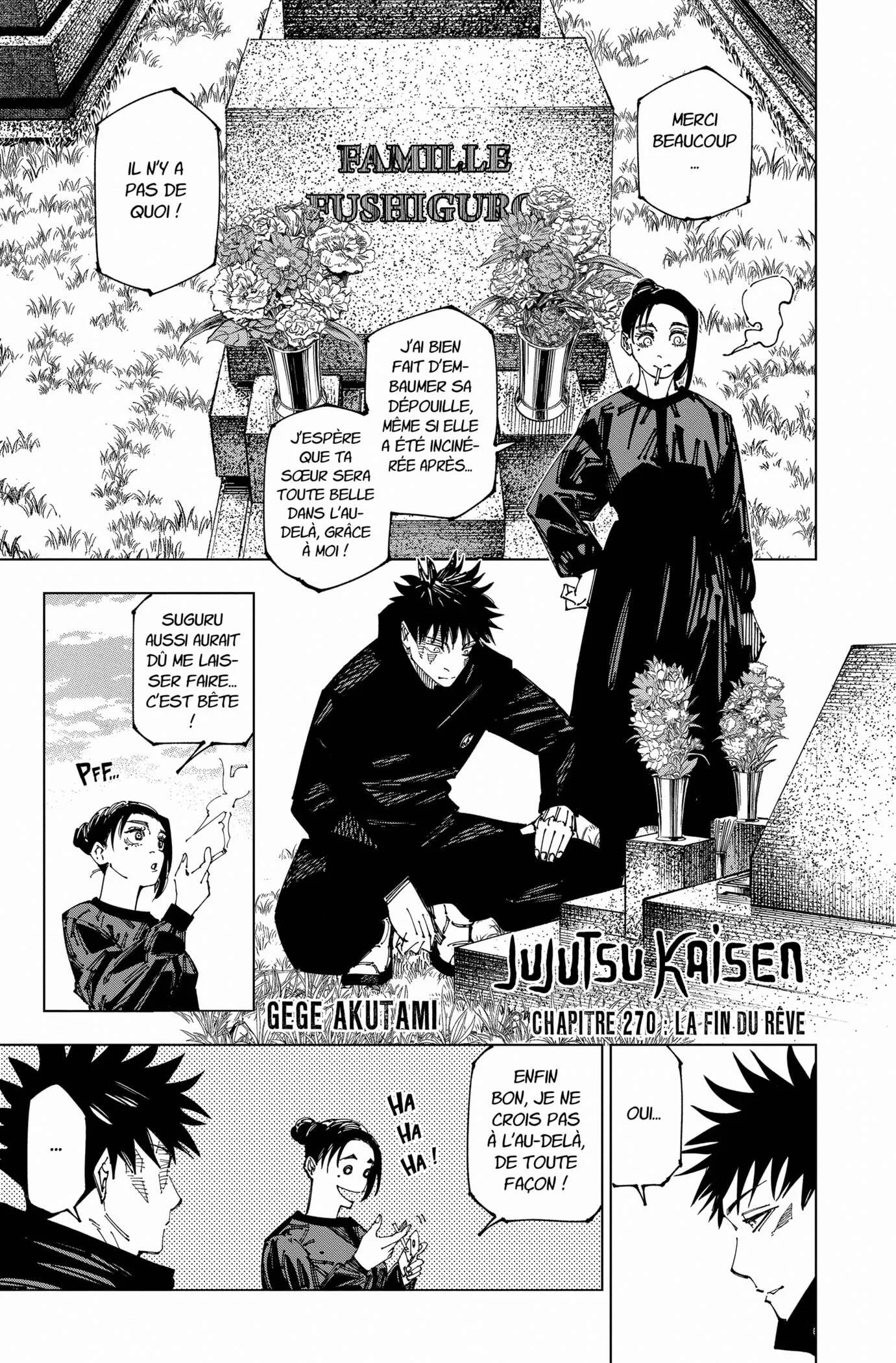 Read Jujutsu Kaisen fr Manga Online