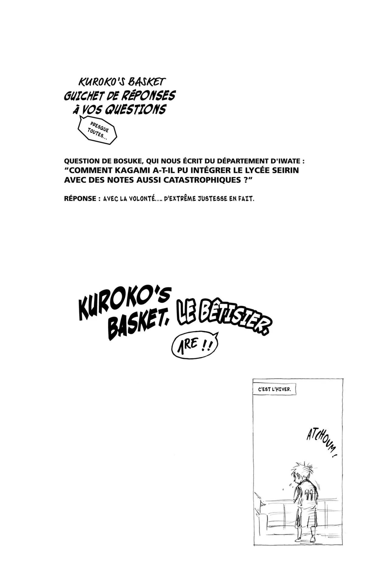 Read Kuroko no Basket fr Manga Online