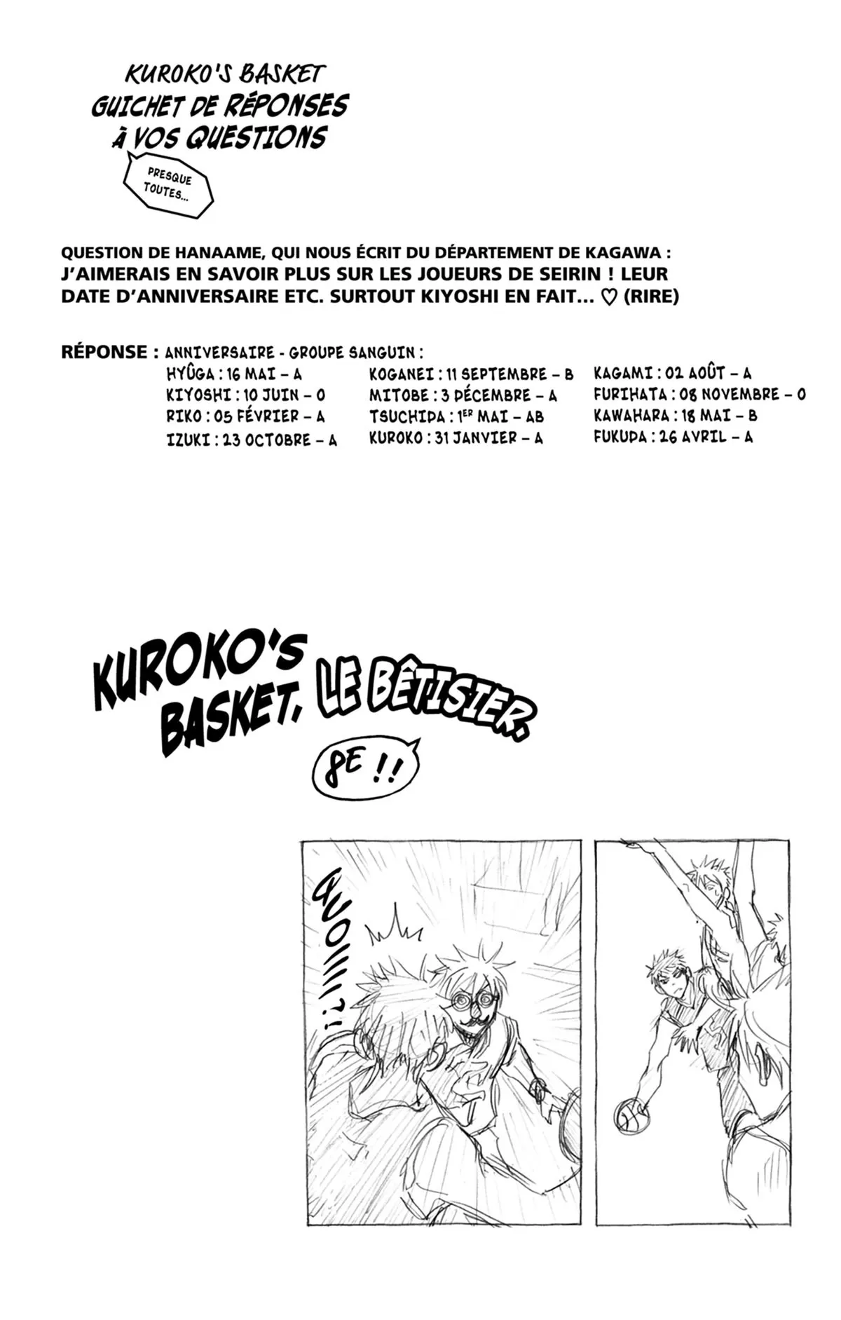Read Kuroko no Basket fr Manga Online