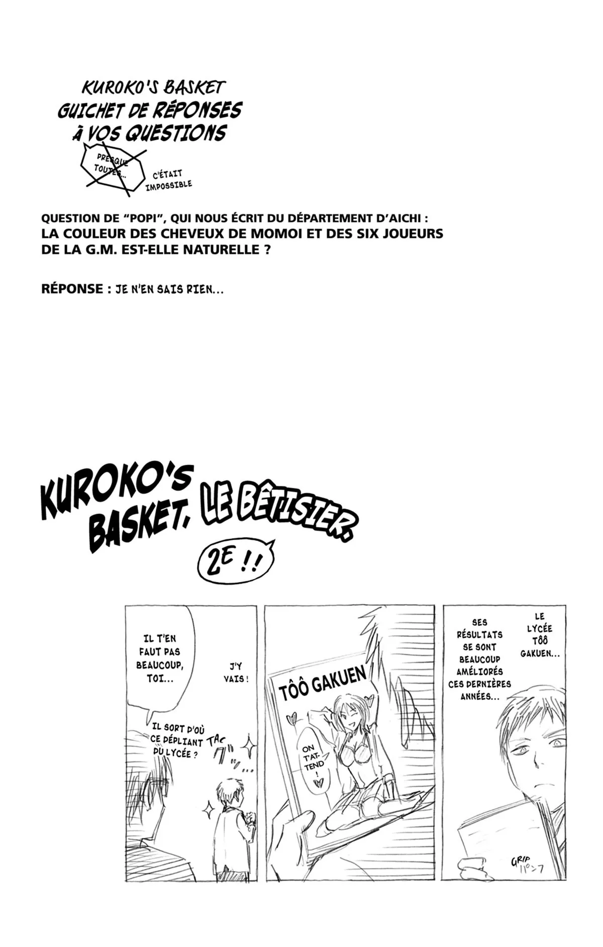 Read Kuroko no Basket fr Manga Online