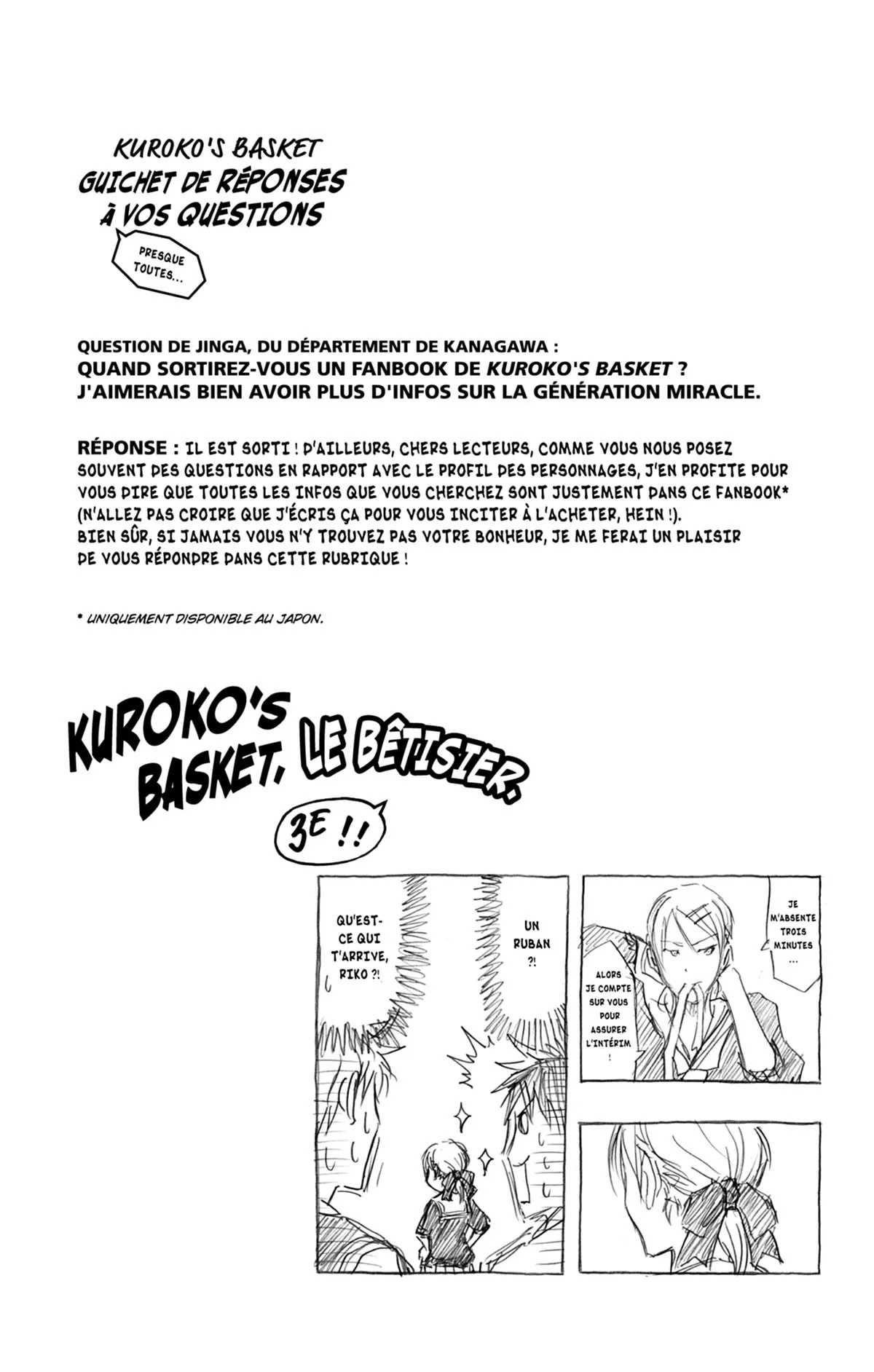 Read Kuroko no Basket fr Manga Online