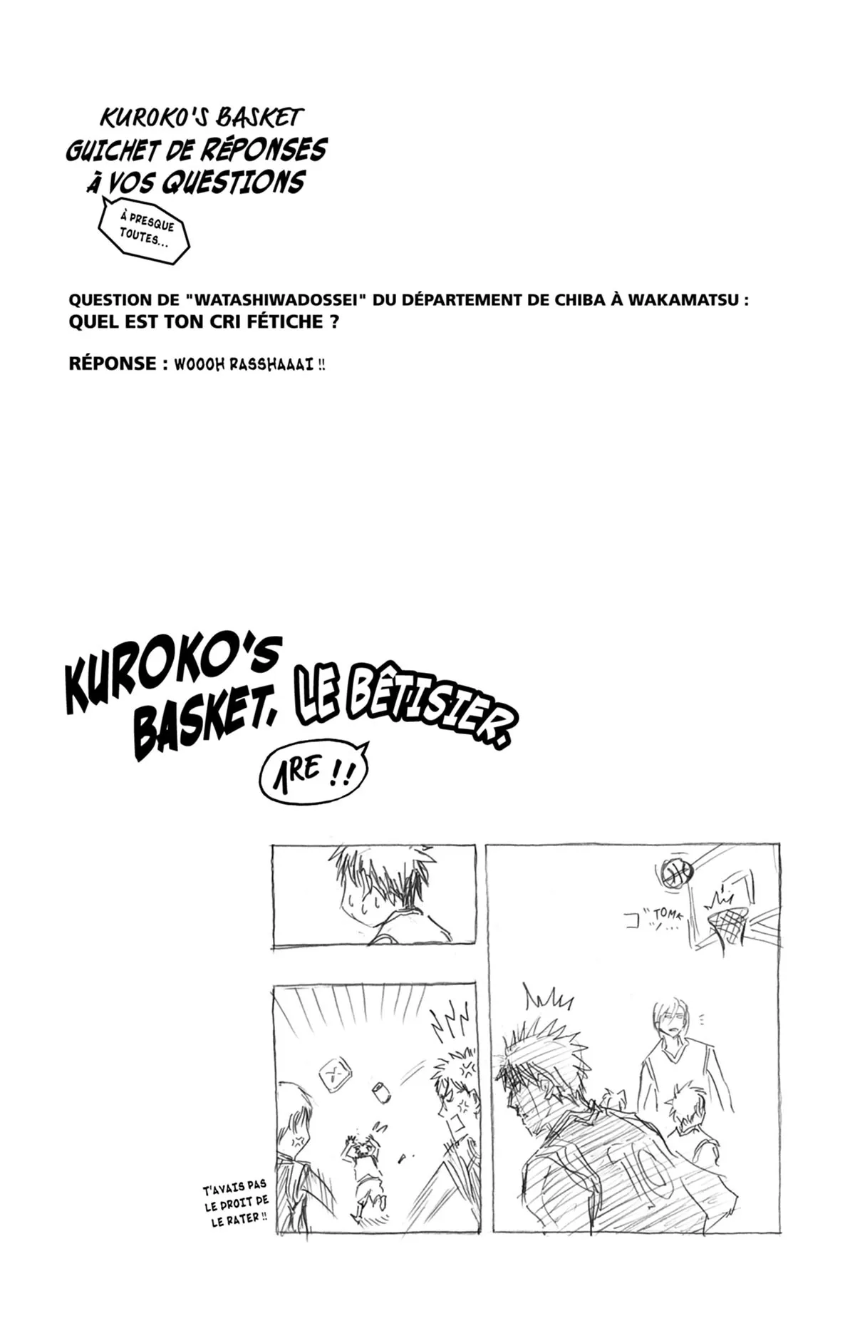 Read Kuroko no Basket fr Manga Online