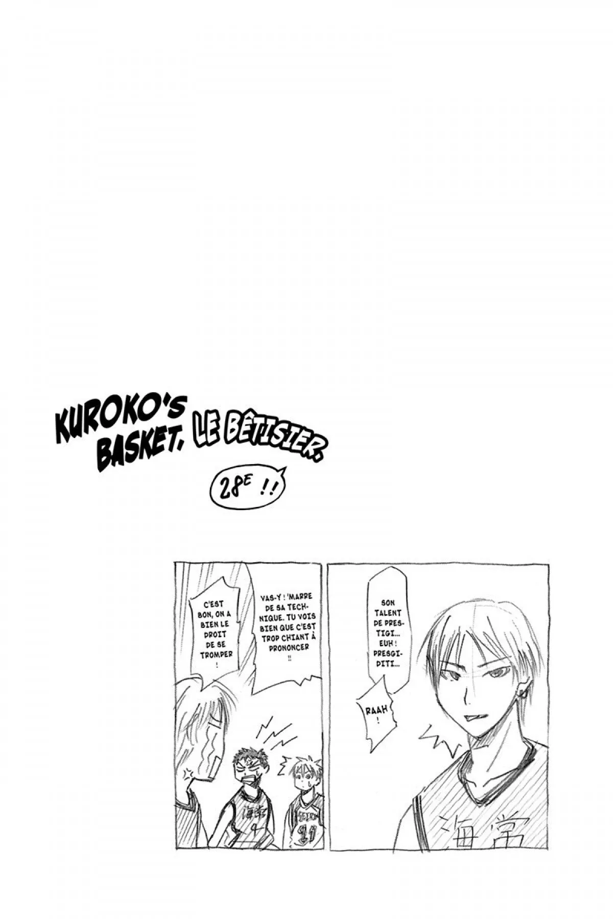 Read Kuroko no Basket fr Manga Online
