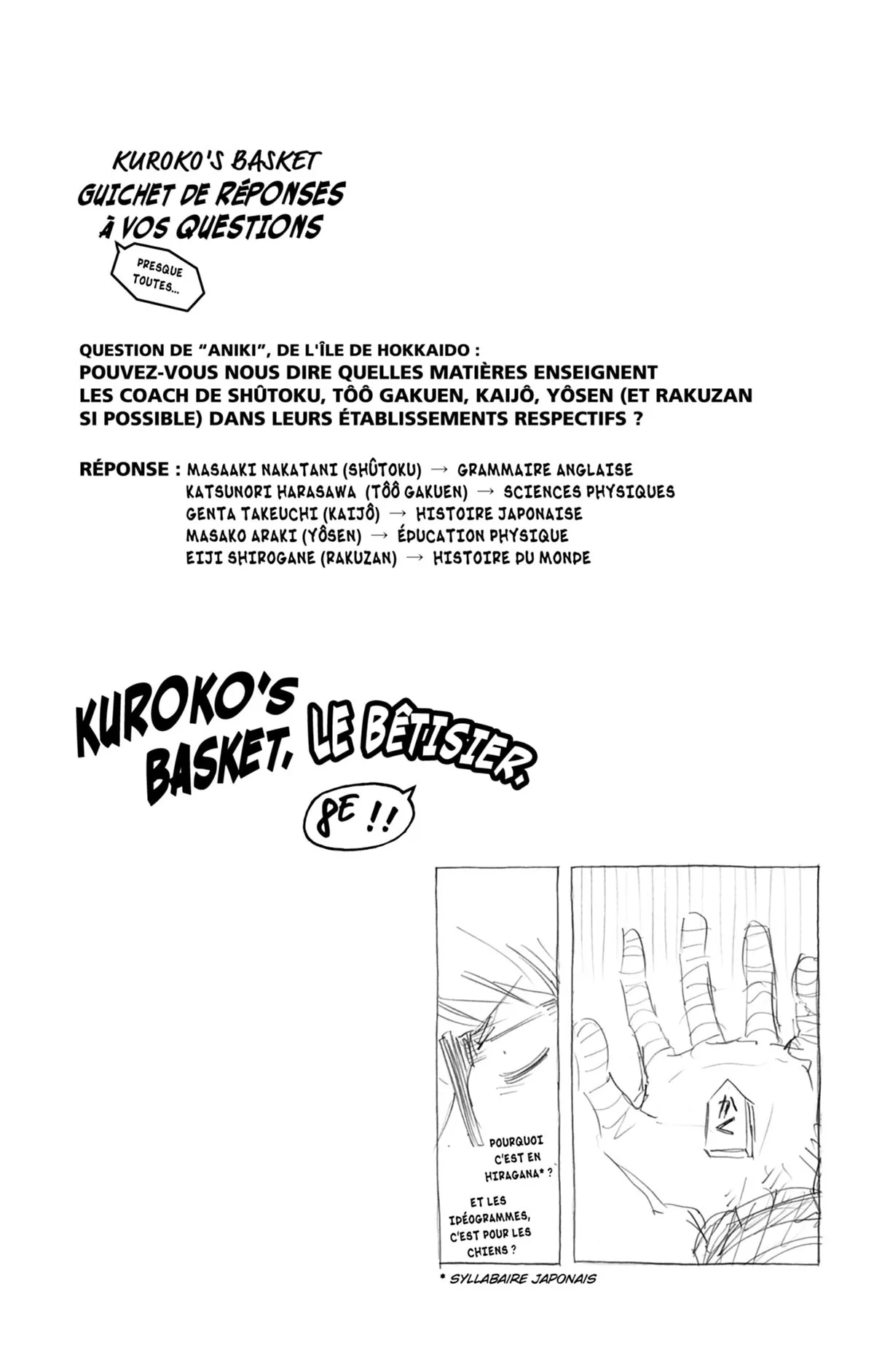 Read Kuroko no Basket fr Manga Online
