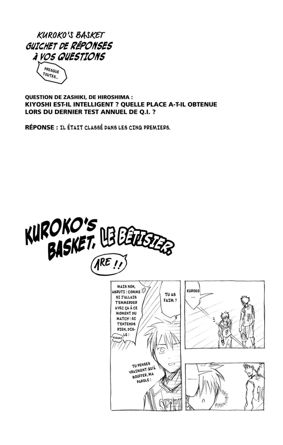 Read Kuroko no Basket fr Manga Online