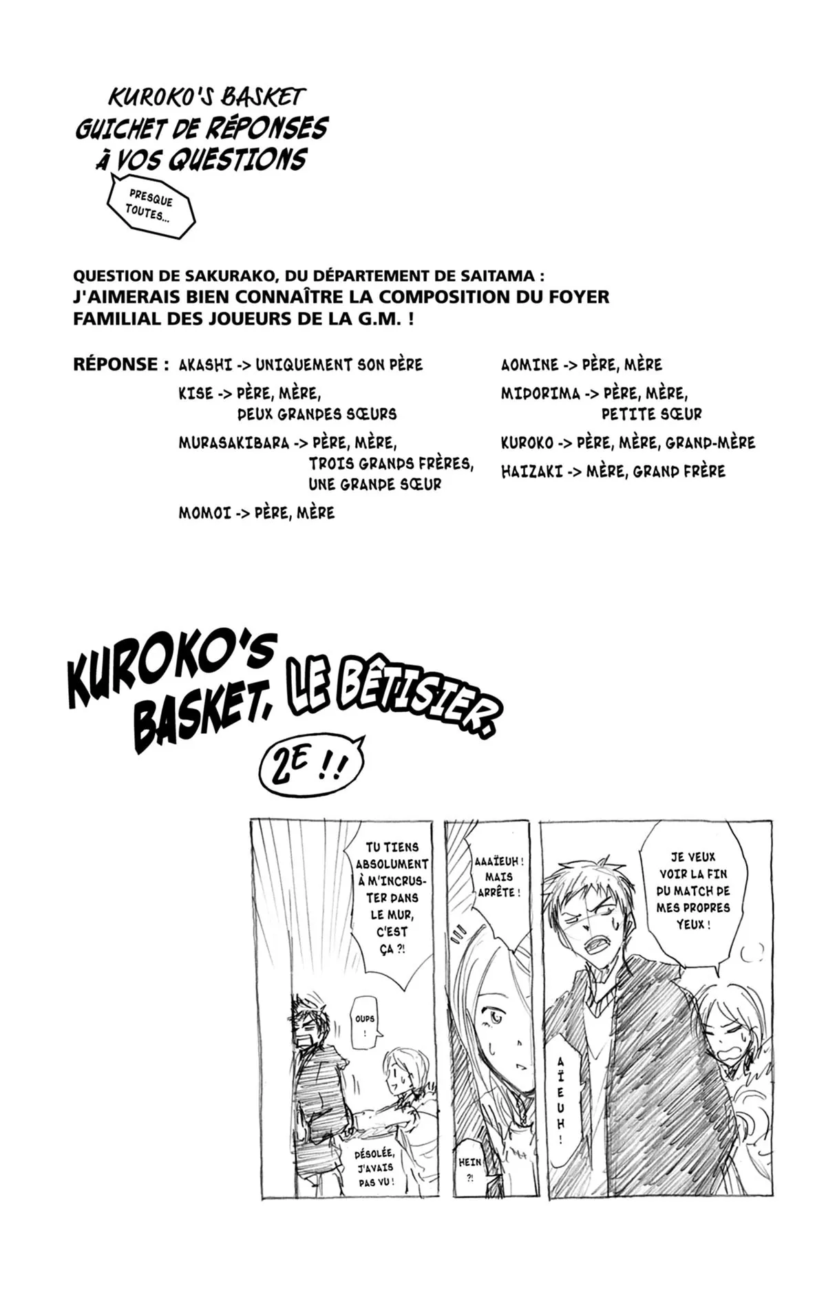 Read Kuroko no Basket fr Manga Online