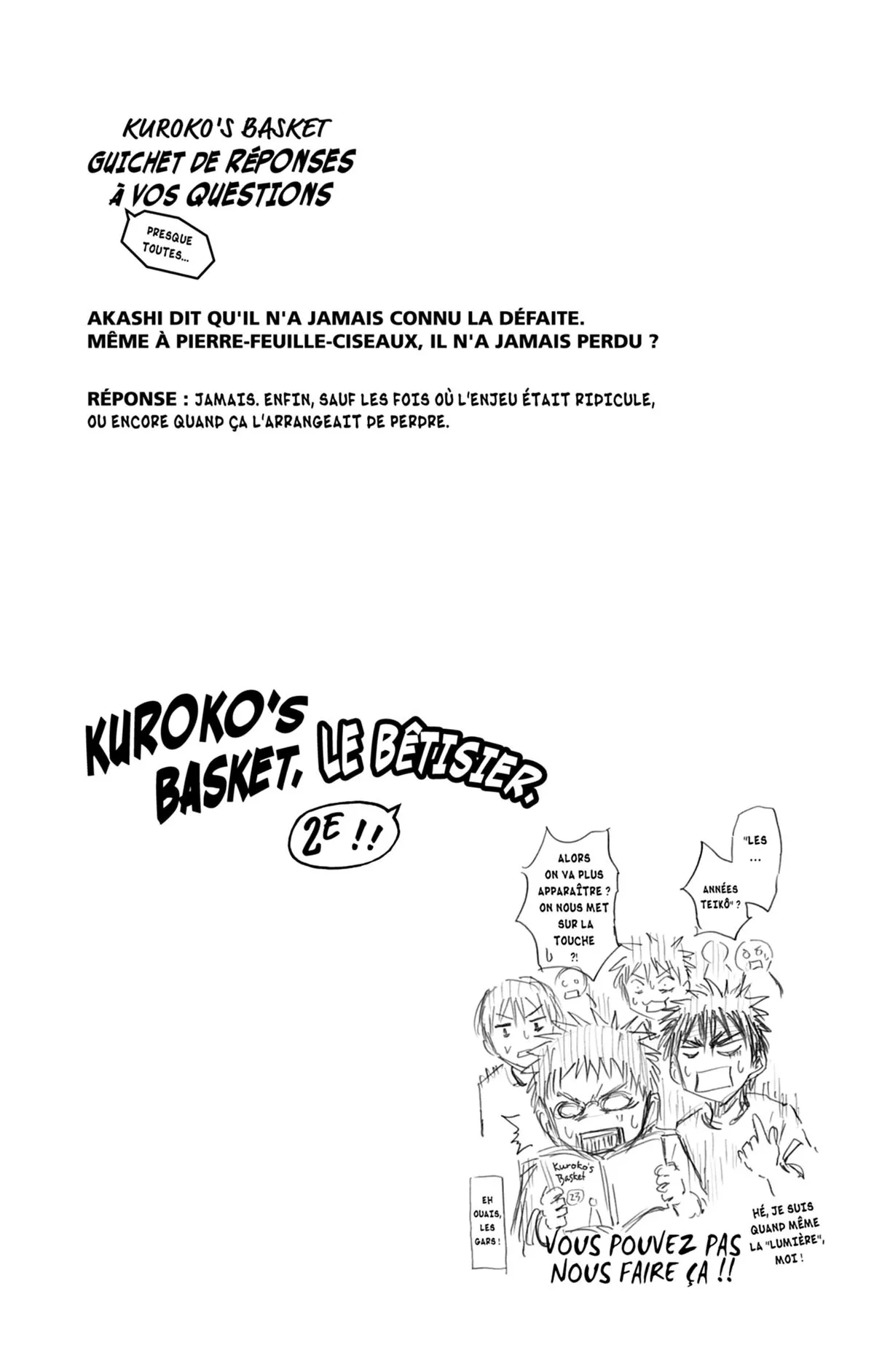 Read Kuroko no Basket fr Manga Online