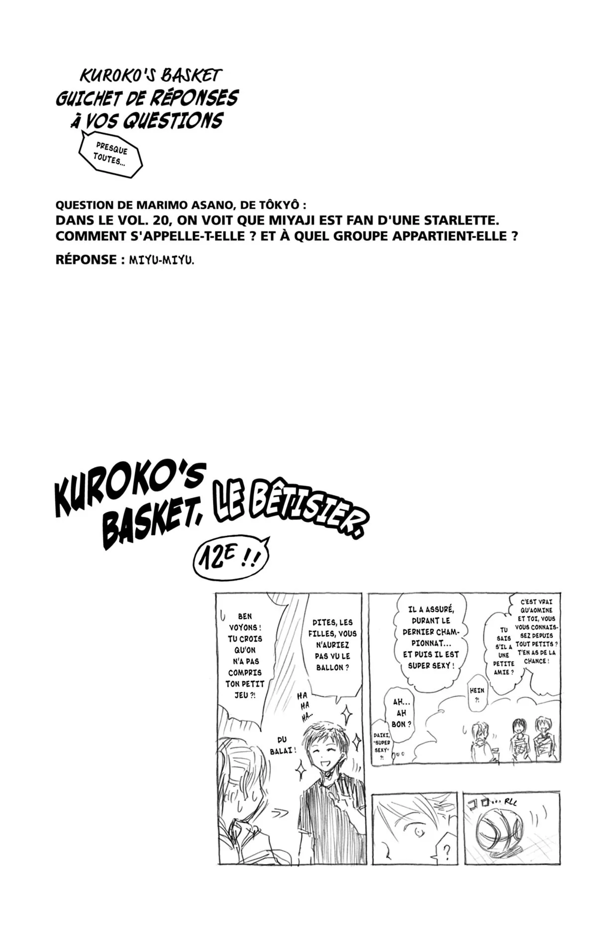 Read Kuroko no Basket fr Manga Online