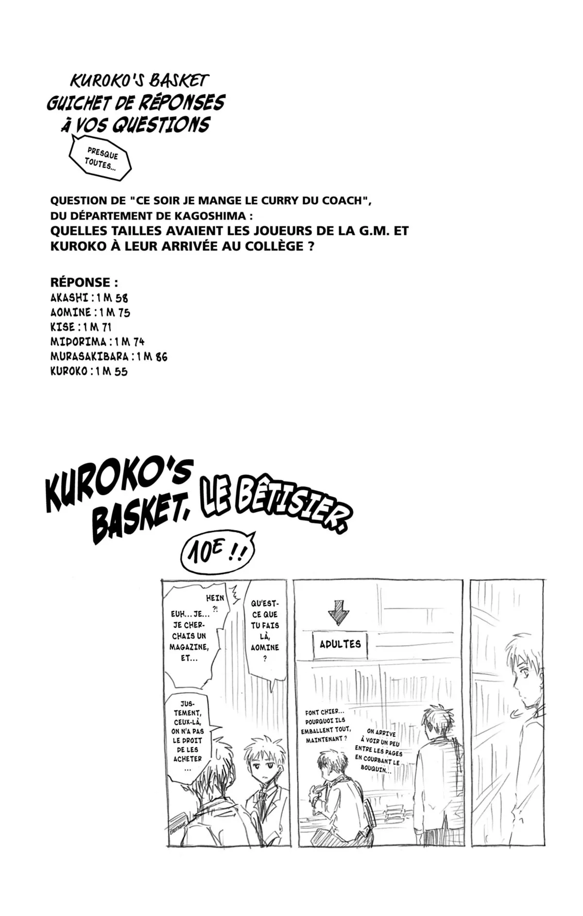 Read Kuroko no Basket fr Manga Online