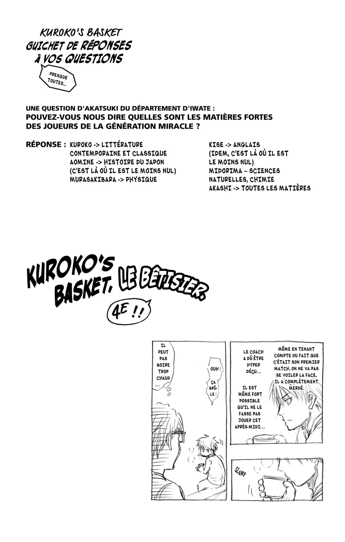 Read Kuroko no Basket fr Manga Online
