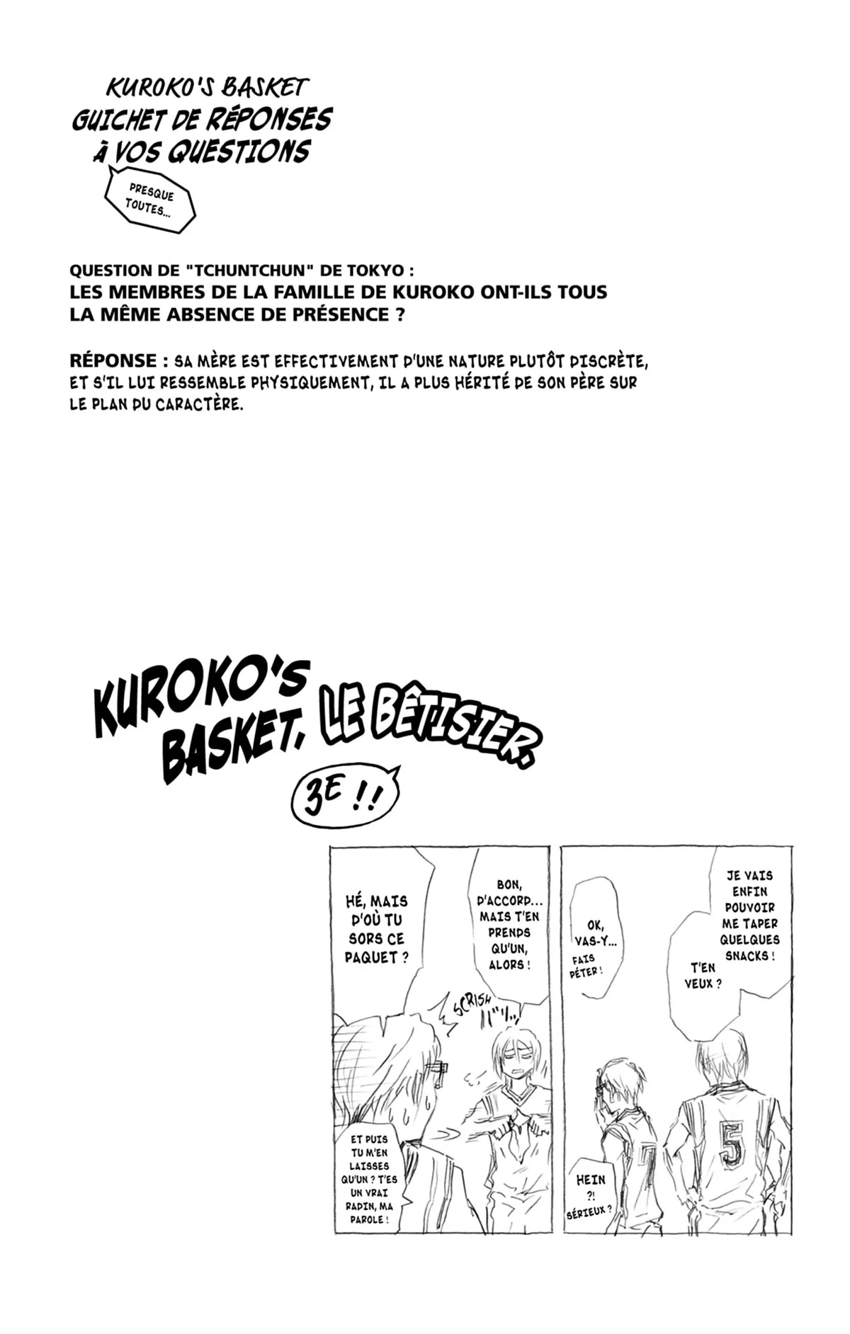 Read Kuroko no Basket fr Manga Online