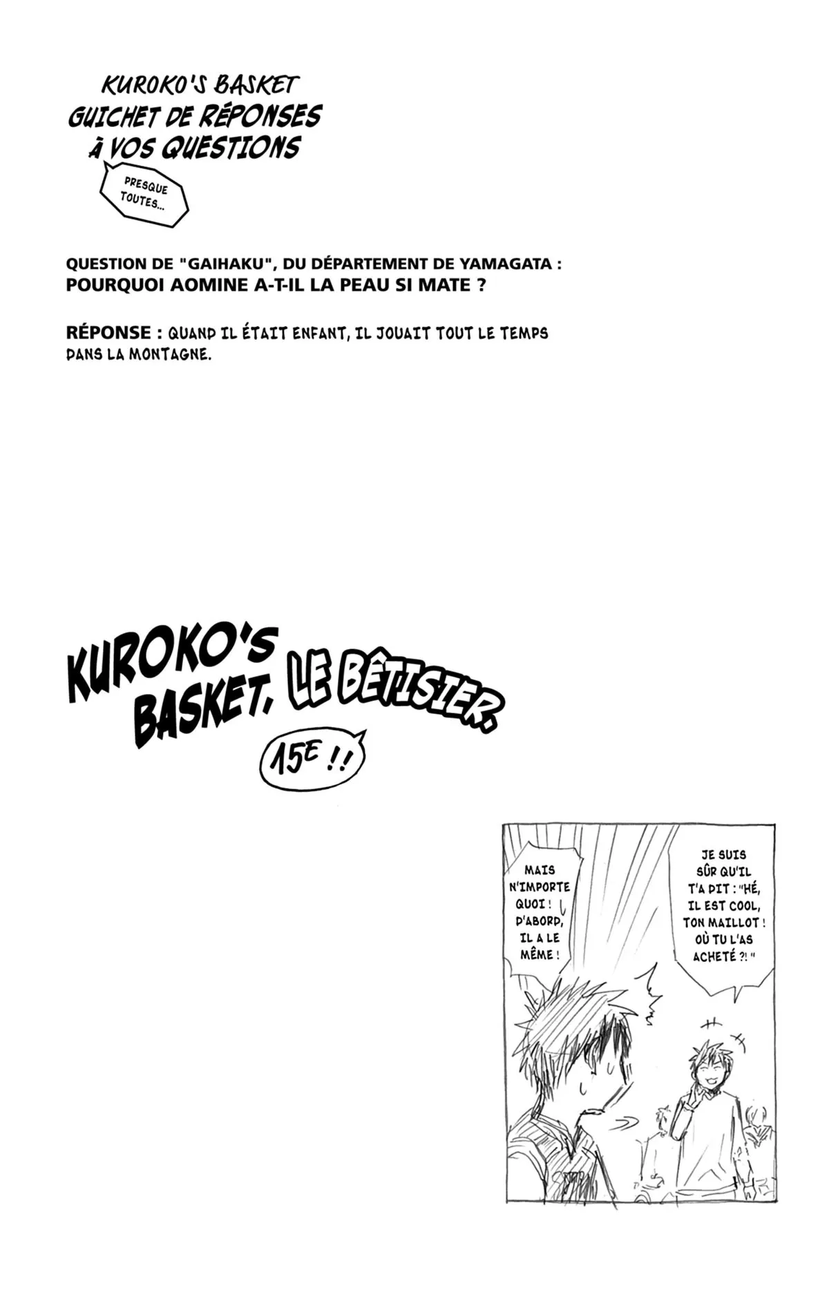 Read Kuroko no Basket fr Manga Online