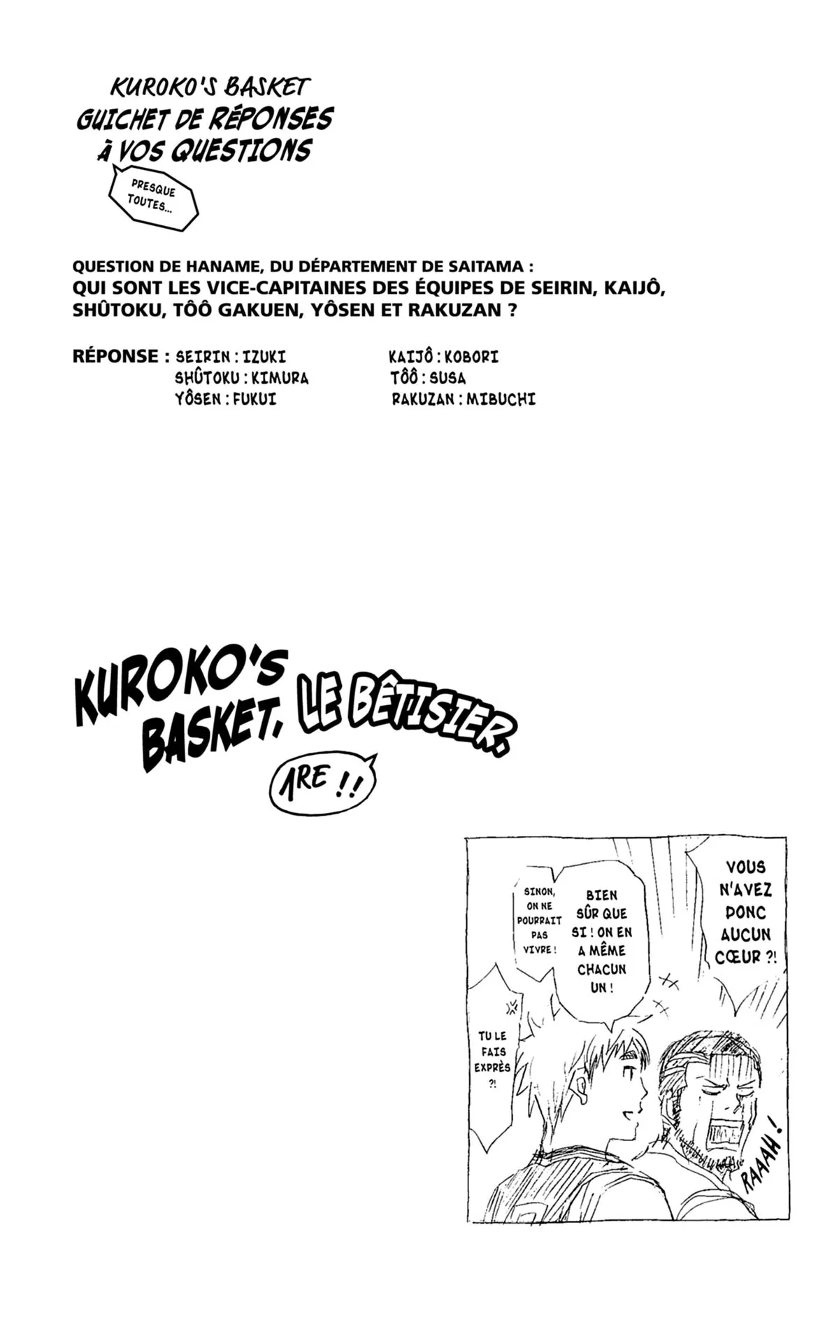 Read Kuroko no Basket fr Manga Online