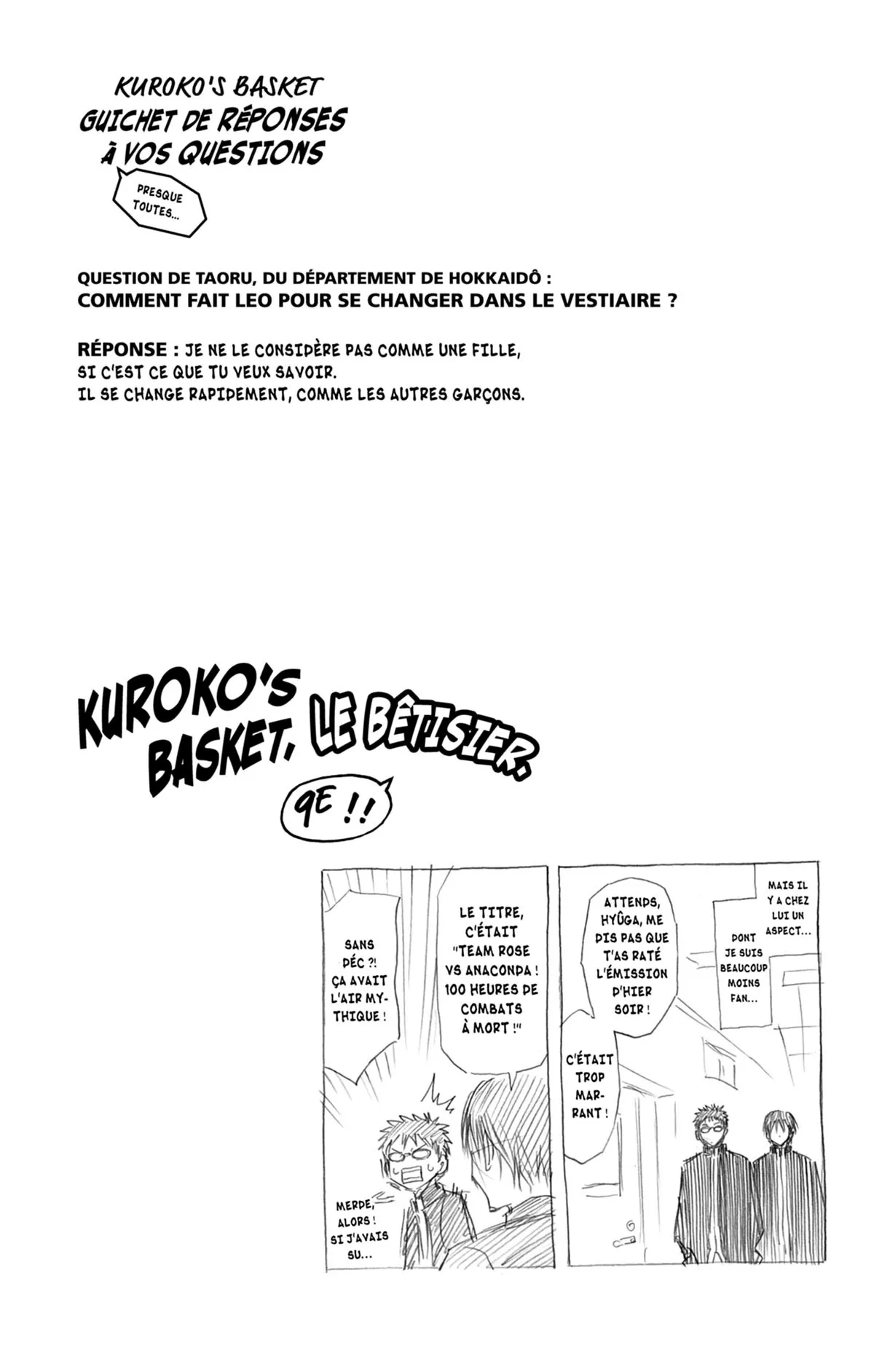 Read Kuroko no Basket fr Manga Online