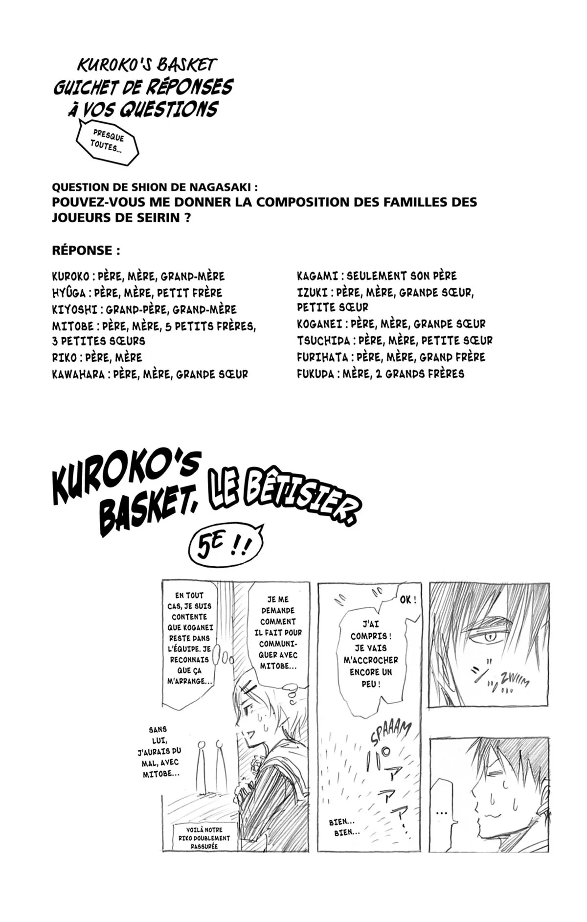 Read Kuroko no Basket fr Manga Online