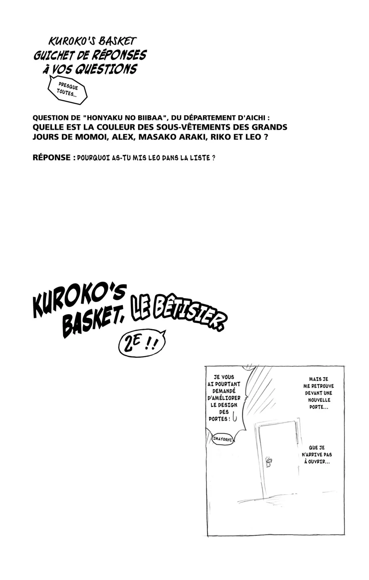 Read Kuroko no Basket fr Manga Online