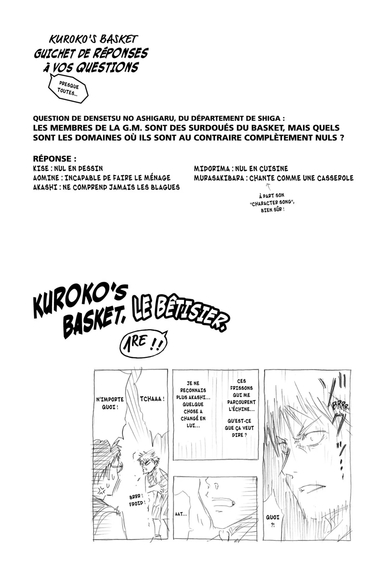 Read Kuroko no Basket fr Manga Online