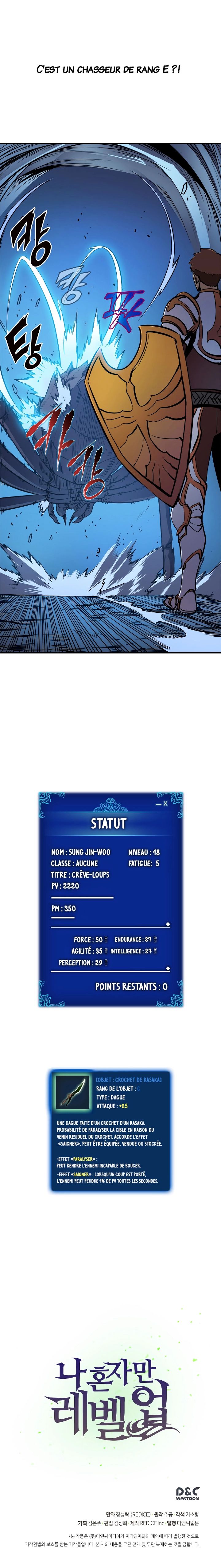 Read Solo Leveling fr Manga Online